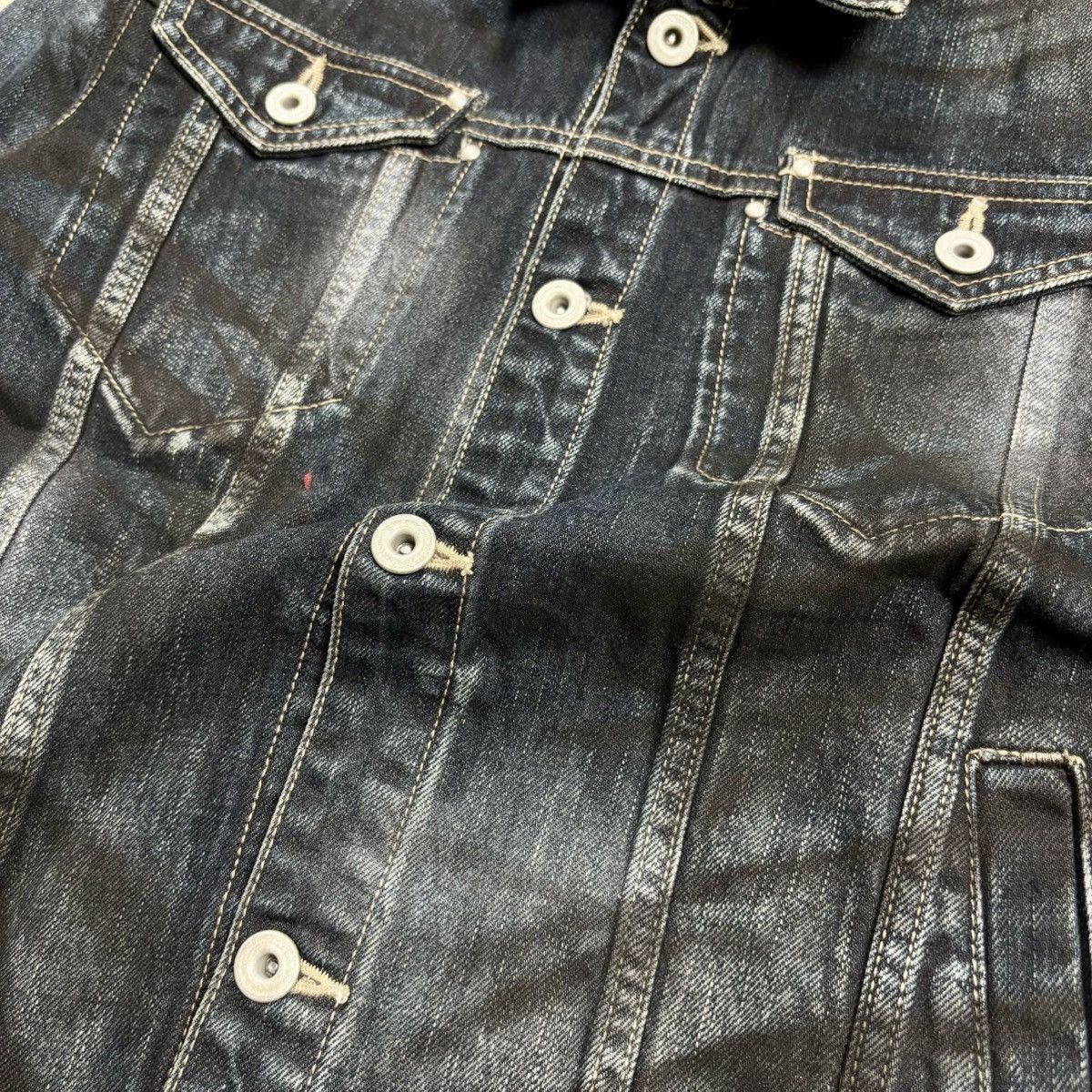 Tornado Mart 2000s Tornado Mart - Clawmark Denim Jacket Vkei Style Size US M / EU 48-50 / 2 - 9 Thumbnail