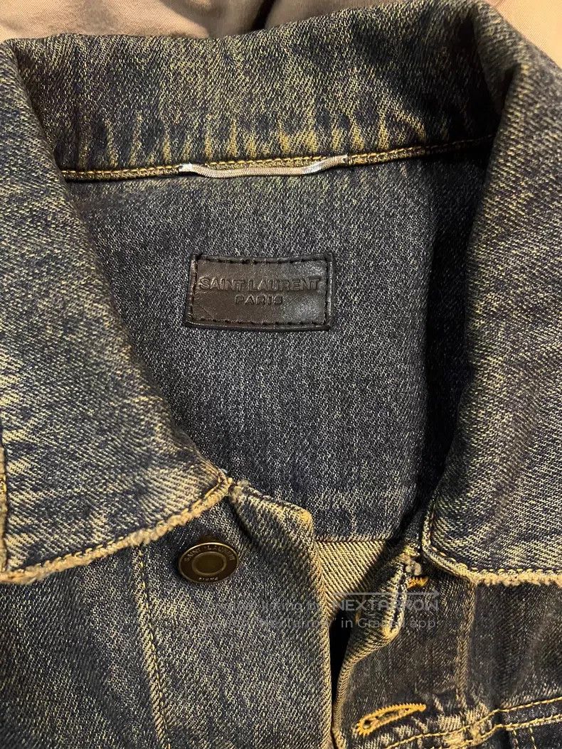 Saint Laurent Paris Saint Laurent Paris Denim Jacket i Size US S / EU 44-46 / 1 - 5 Thumbnail