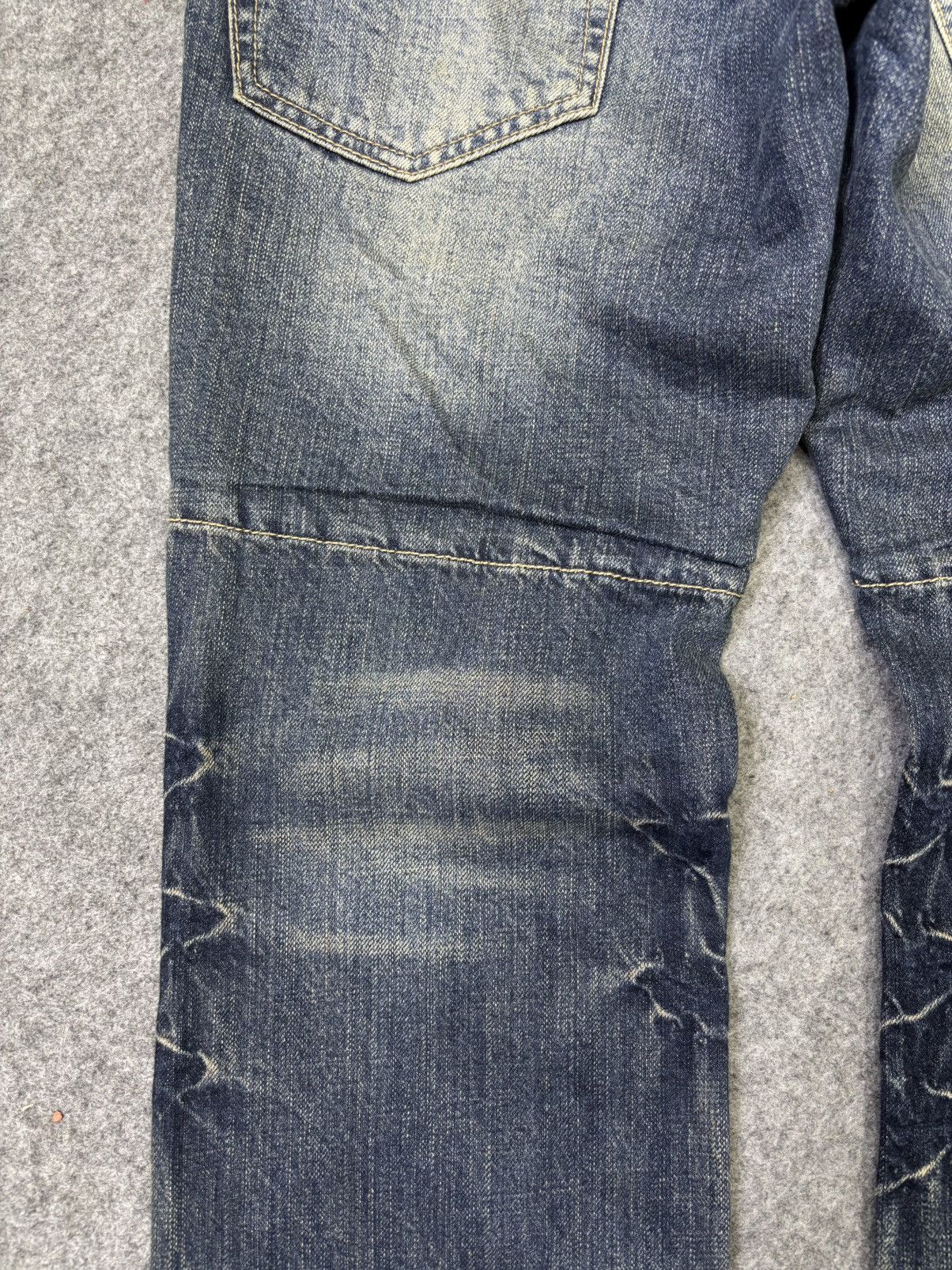 PPFM PPFM Double Waist Rust Wash Distressed Denim F778 Size US 32 / EU 48 - 12 Thumbnail