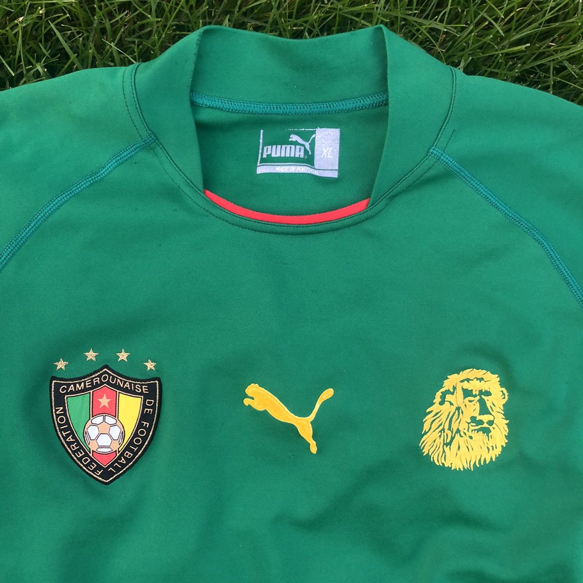 Puma Cameroon 2004 Puma home jersey Size US XL / EU 56 / 4 - 3 Thumbnail