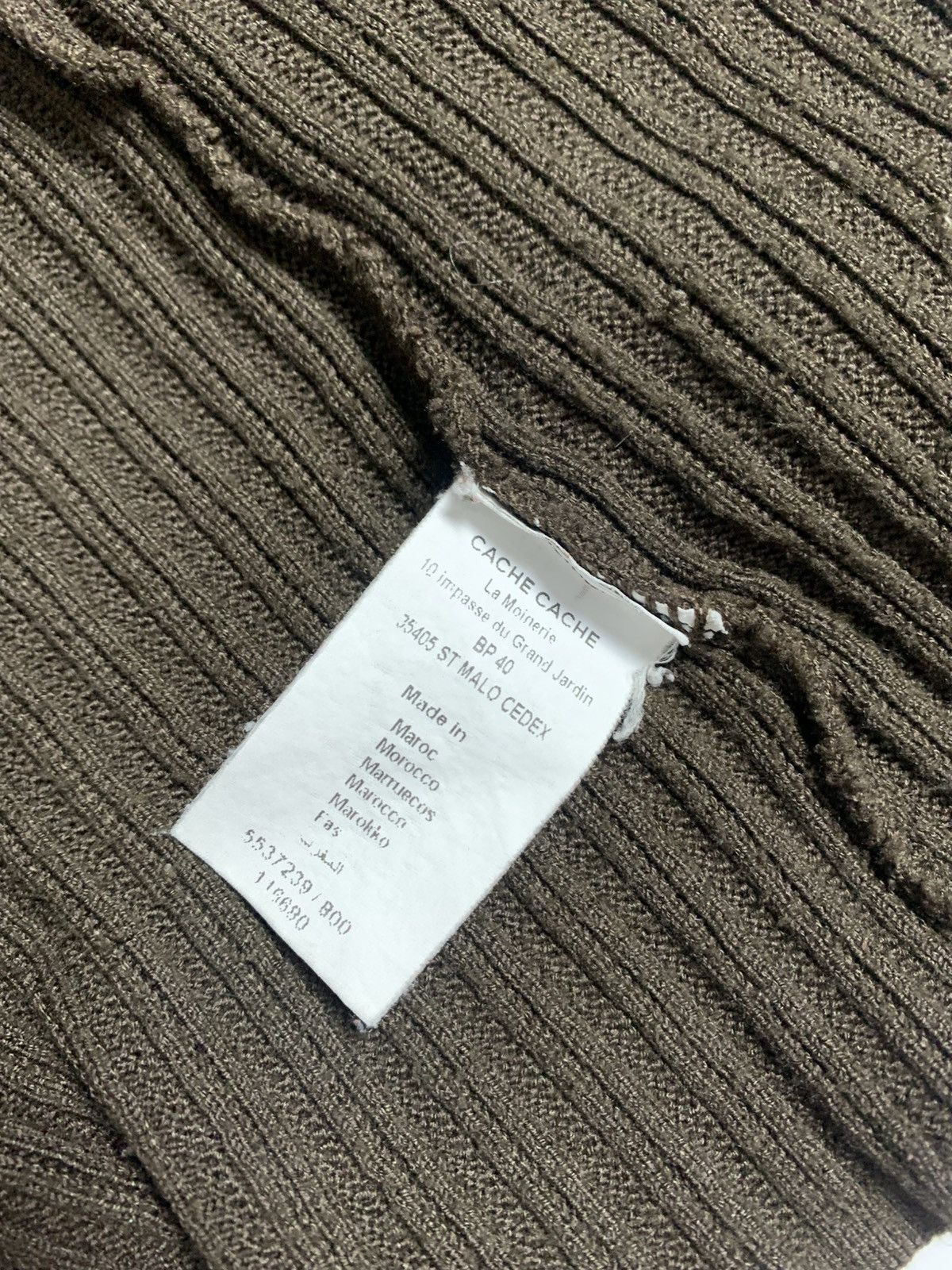 If Six Was Nine VINTAGE CROPPED BOLERO CACHE CACHE SWEATER Size M / US 6-8 / IT 42-44 - 12 Thumbnail