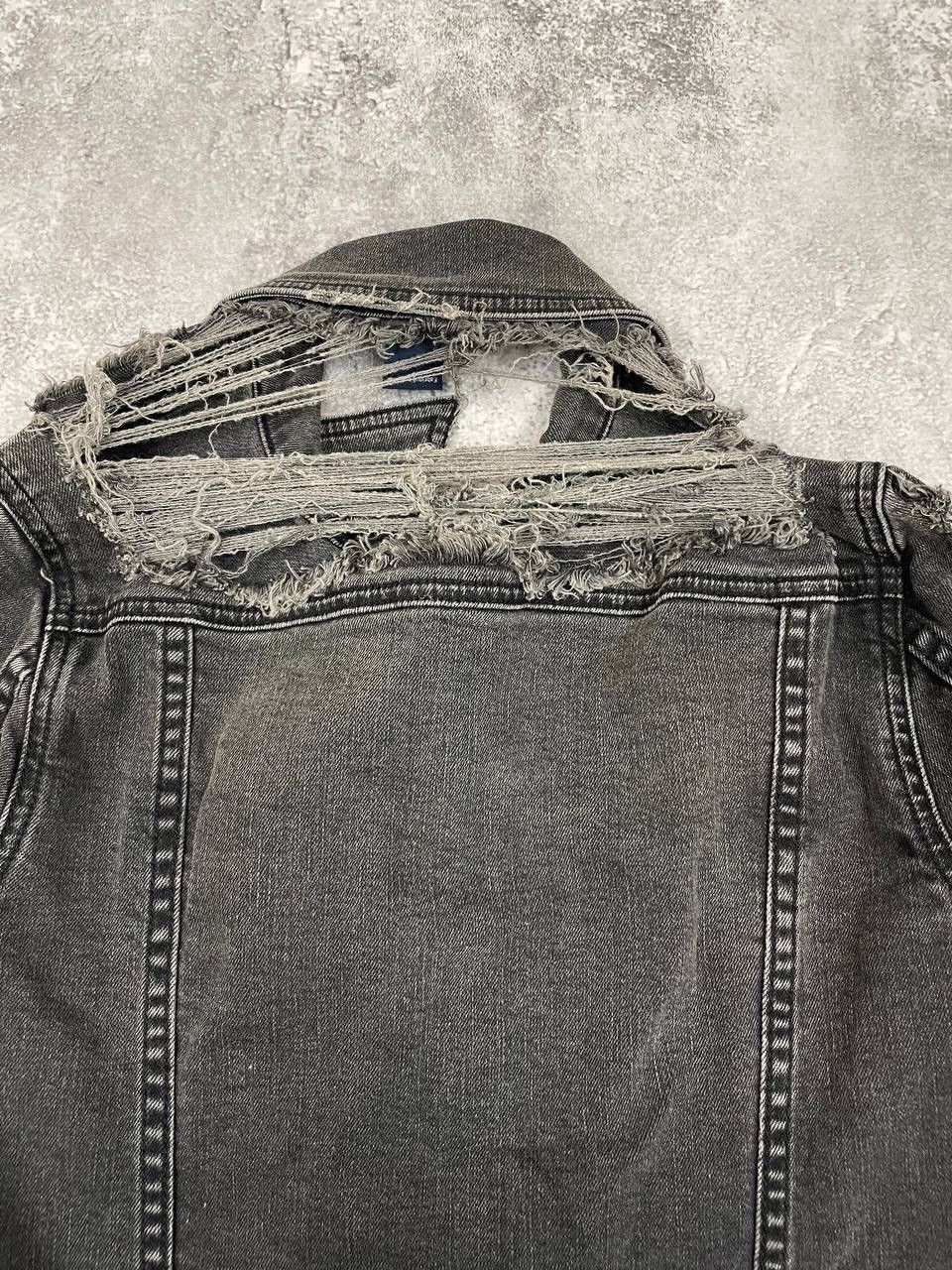 True Religion True Religion Women Distressed Denim Jacket Grey Size S / US 4 / IT 40 - 8 Thumbnail
