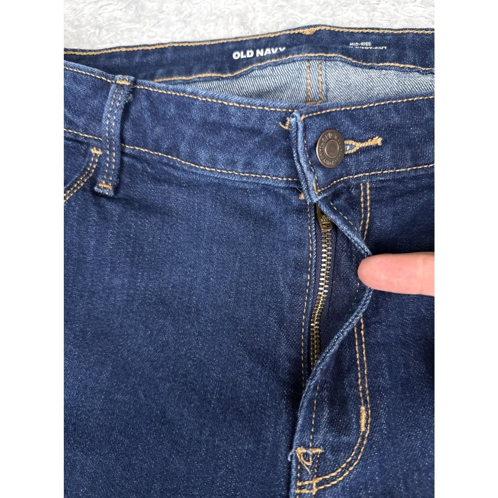 Old Navy Old Navy Jeans Womens 14 Long Blue Wow Boot Cut Stretch Denim 33x33 Size 36" / US 14 / IT 50 - 5 Thumbnail