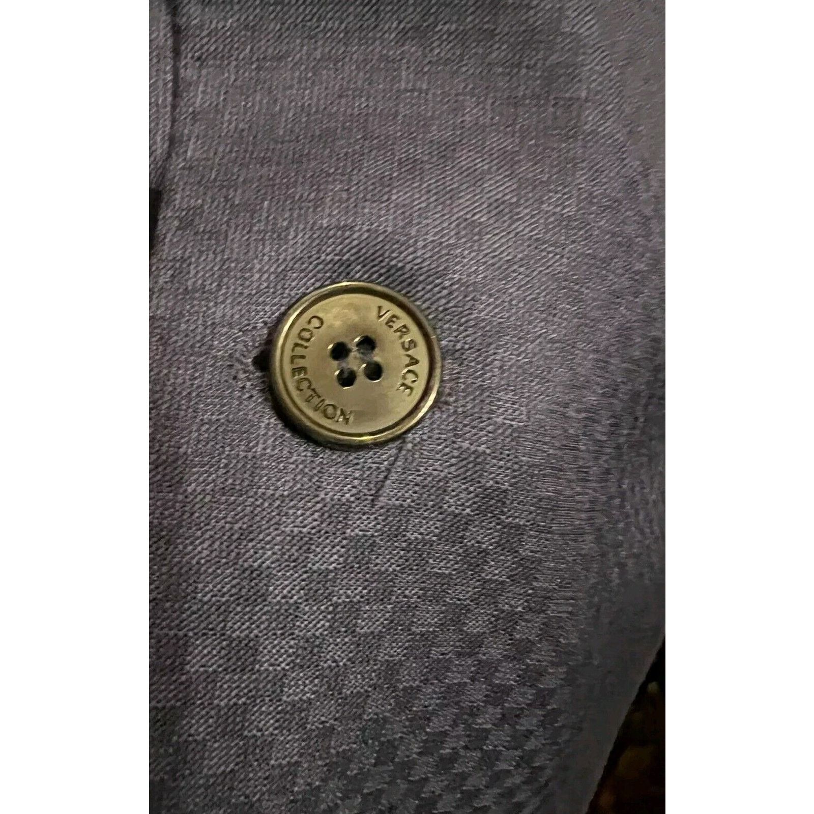 Versace Versace Collection navy blue Wool Blazer Size 42 Size 42R - 4 Thumbnail