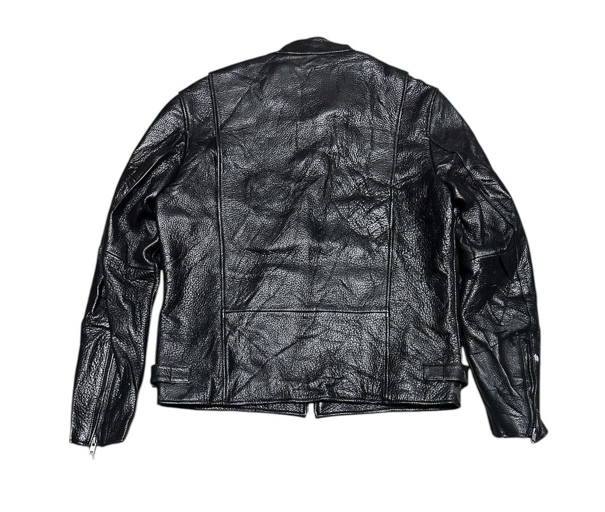 Leather Vintage Urban Stoff Motocycle Leather Jacket Size US XL / EU 56 / 4 - 3 Thumbnail