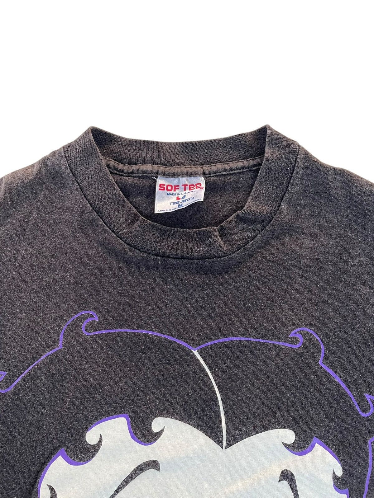 Vintage Vintage 1990's Betty Boop Got Silk Cartoon Sun Faded Tee Size US M / EU 48-50 / 2 - 2 Thumbnail