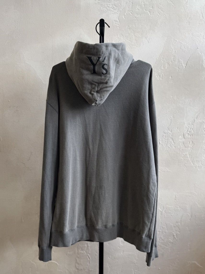 Yohji Yamamoto OVERSIZED HOODIE JUMBO LOGO HOOD OVERWASH DISTRESS FADED Size US XL / EU 56 / 4 - 1 Thumbnail