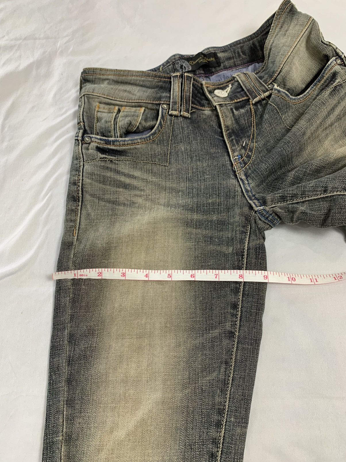 If Six Was Nine Vintage flare vienus jeans pant tornado mart style Size US 27 - 16 Thumbnail
