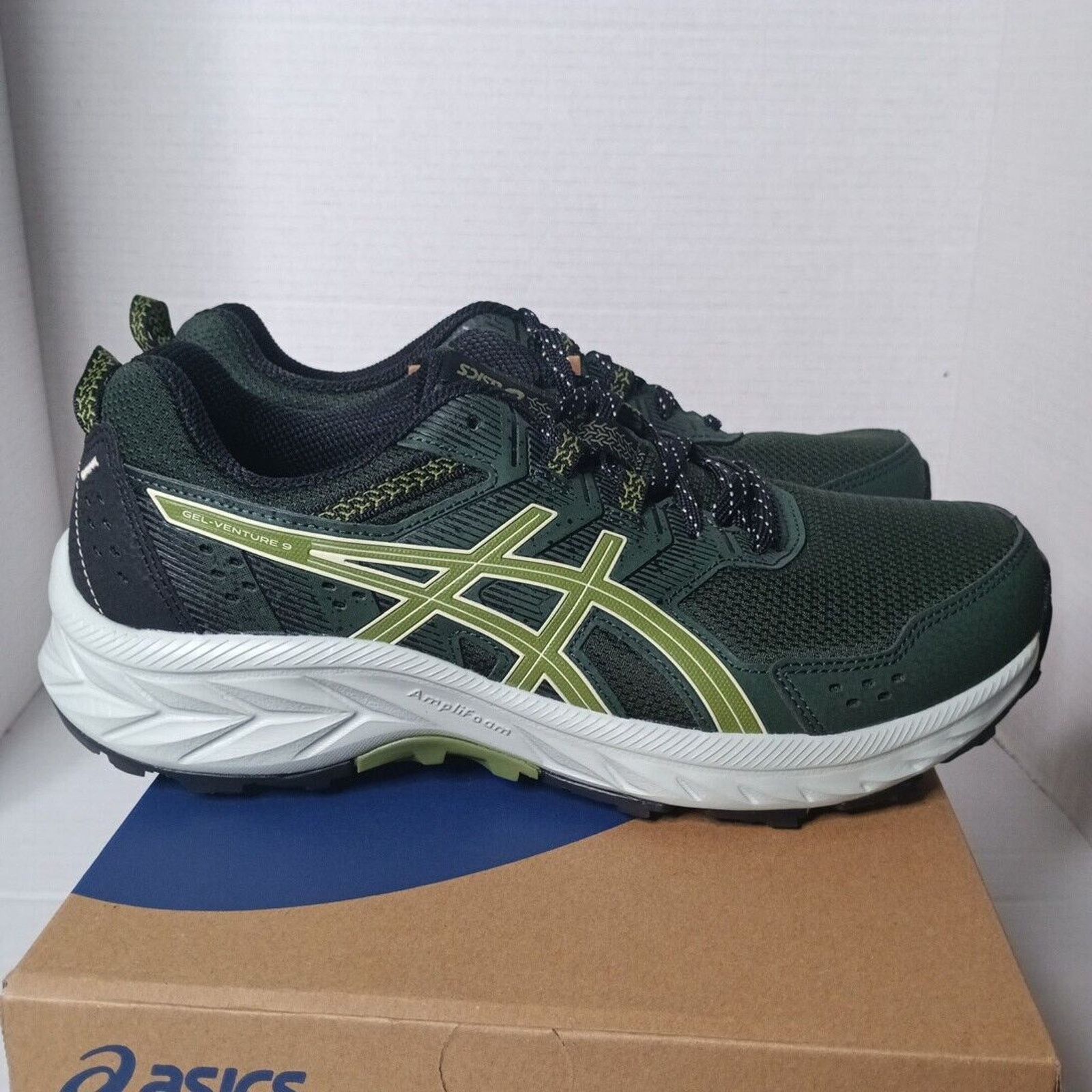 Asics ASICS Gel Venture 9 Trail Running Shoes Men’s Size 8 Green Size US 8 / EU 41 - 3 Thumbnail