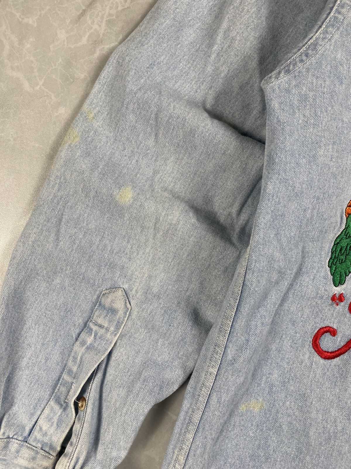 Warner Bros Rare Vintage 1994 Acme Looney Tunes Denim Overshirts Size US M / EU 48-50 / 2 - 3 Thumbnail