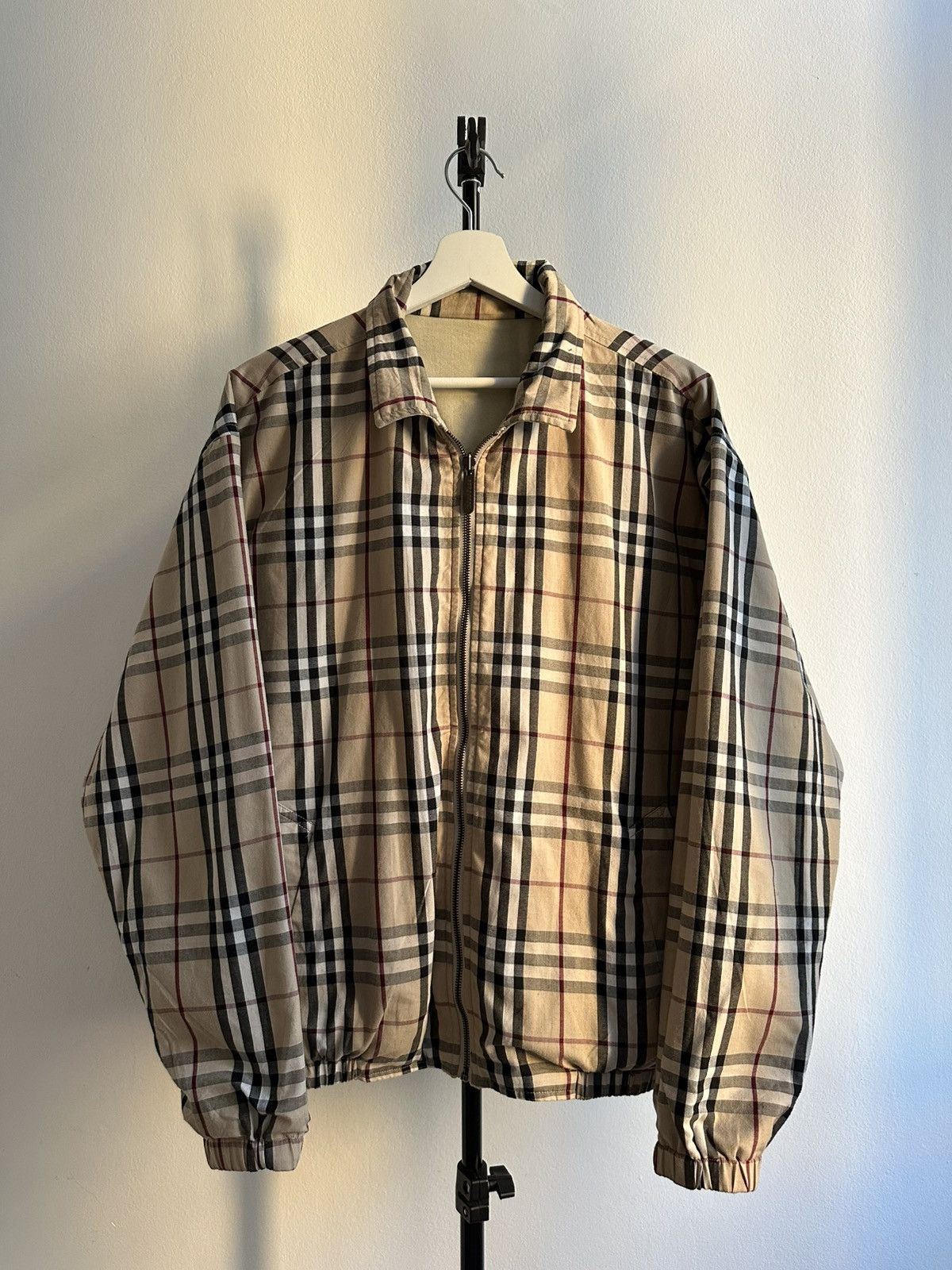 Burberry Burberry Vintage 90s Luxury Nova Check Double Sides Jacket Size US L / EU 52-54 / 3 - 6 Thumbnail