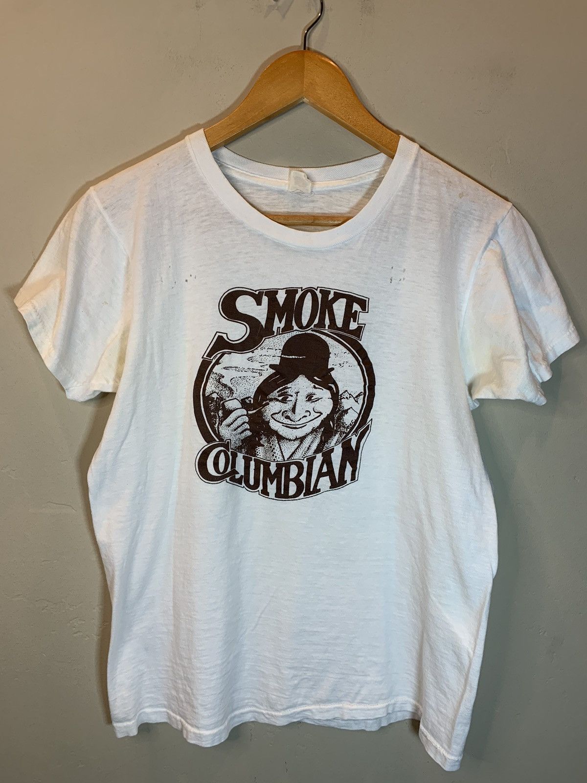 Vintage RARE* Vintage 1960’s Smoke Columbian Single Stitch Art Shirt Size US L / EU 52-54 / 3 - 1 Thumbnail