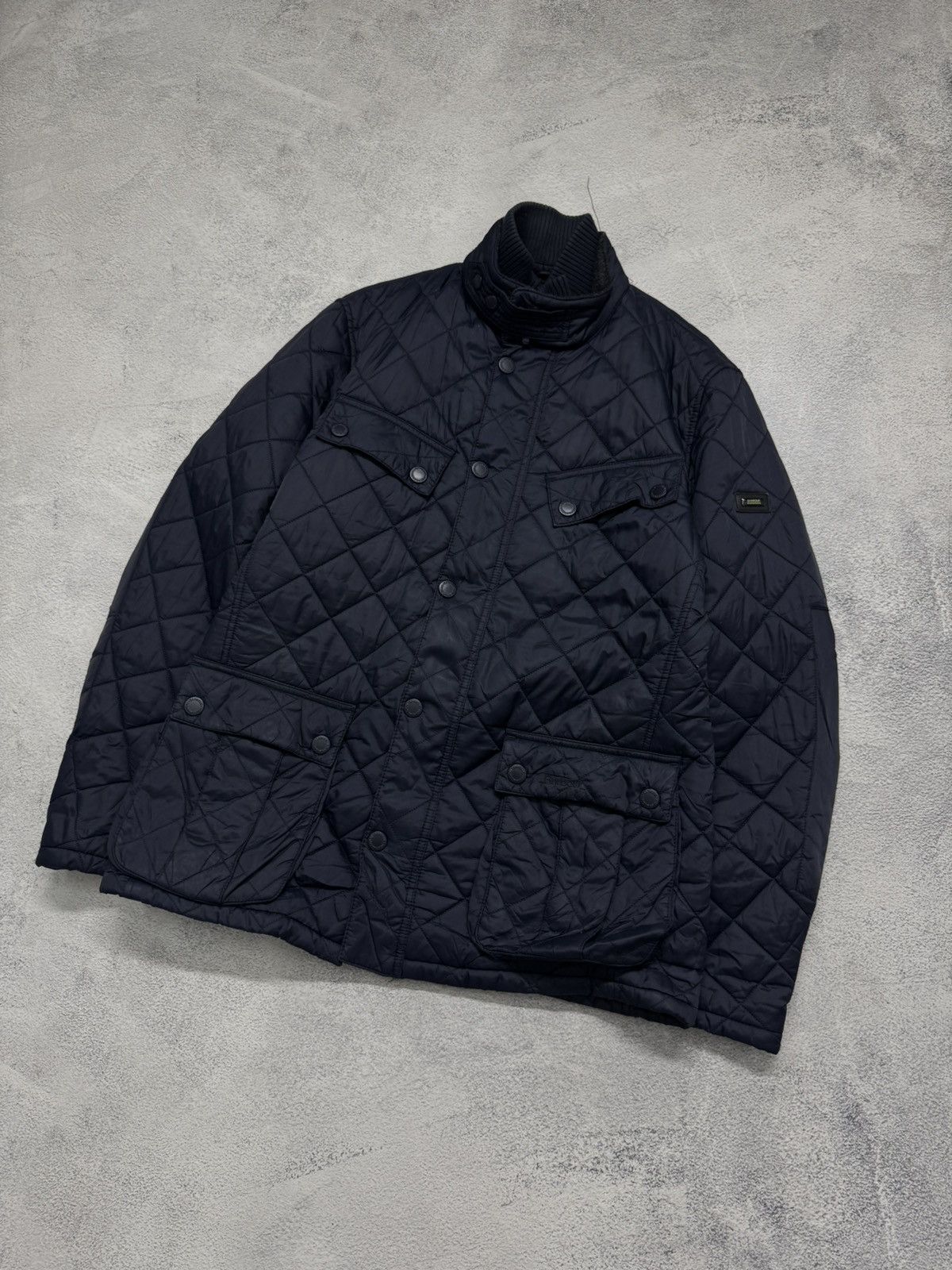 Barbour Vintage Barbour Windshield Polarquilt Quilted Jacket Size US L / EU 52-54 / 3 - 3 Thumbnail