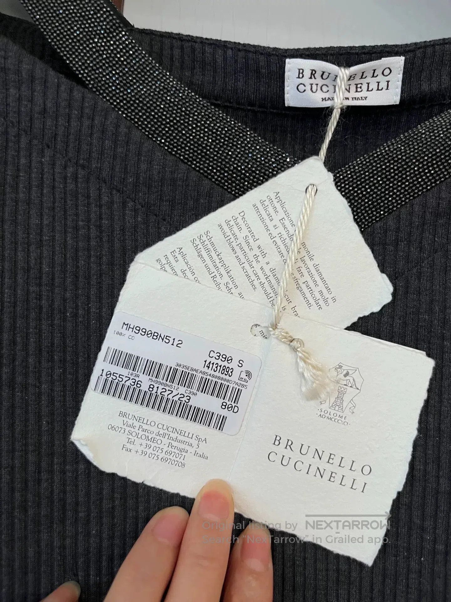 Brunello Cucinelli Brunello Cucinelli Gray V. Size US S / EU 44-46 / 1 - 4 Thumbnail