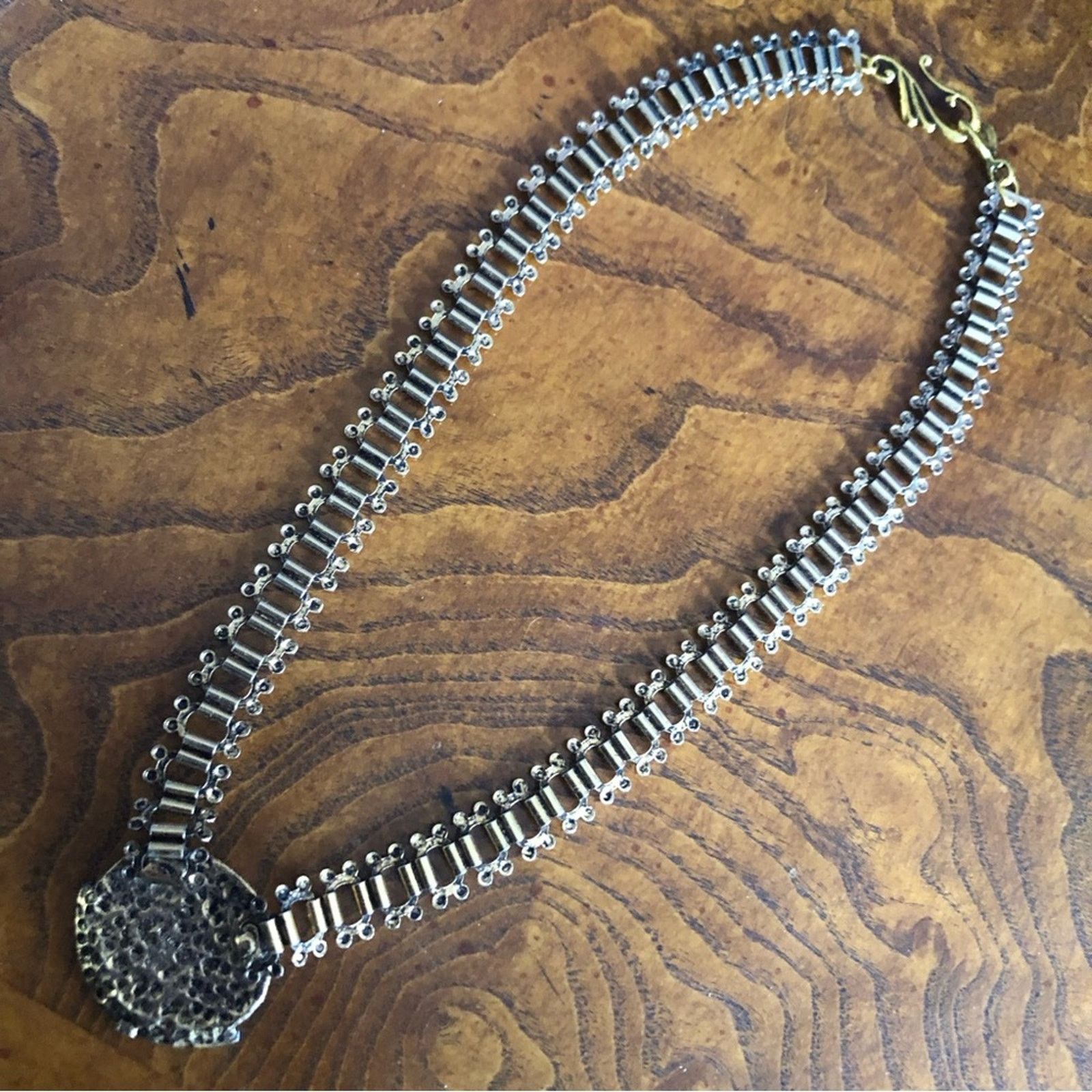 Vintage Vintage Diorios Egyptian revival enamel book chain necklace Size ONE SIZE - 13 Thumbnail