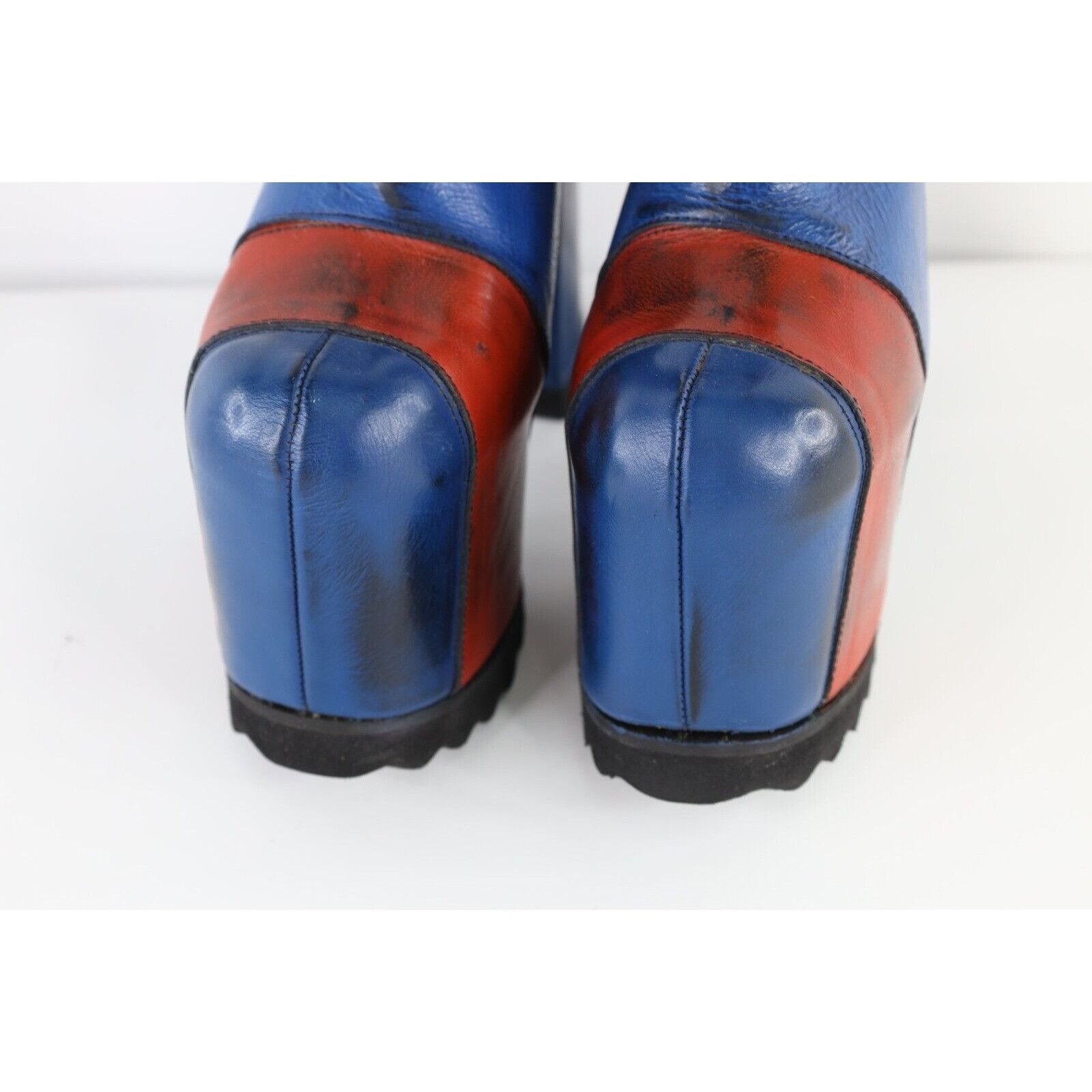 Vintage Vintage 90s Luichiny Leather Heel Platform Boots AS IS Size US 8 / IT 38 - 3 Thumbnail