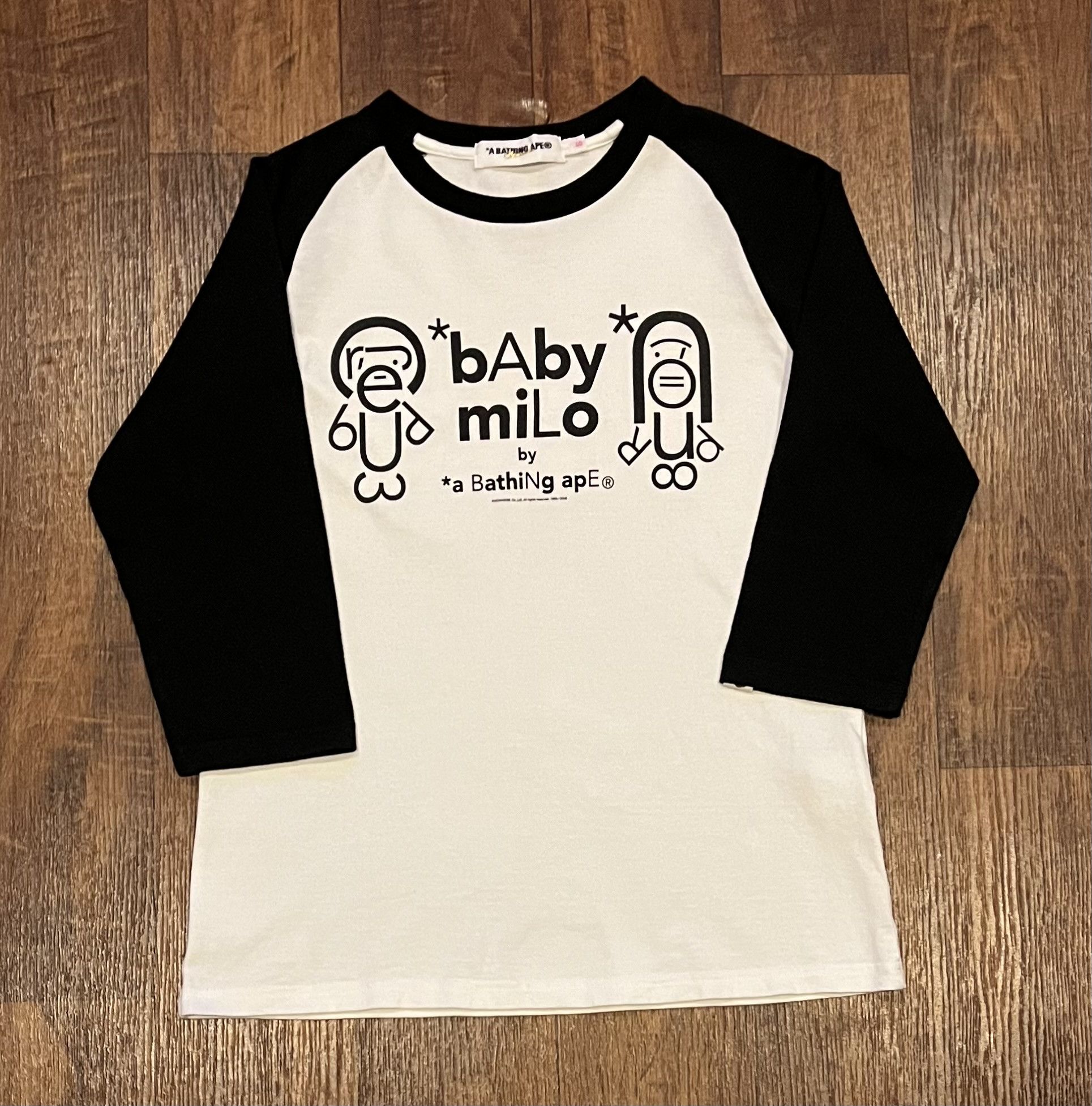 Bape Bape Baby Milo long sleeve raglan tee shirt Size S / US 4 / IT 40 - 1 Thumbnail