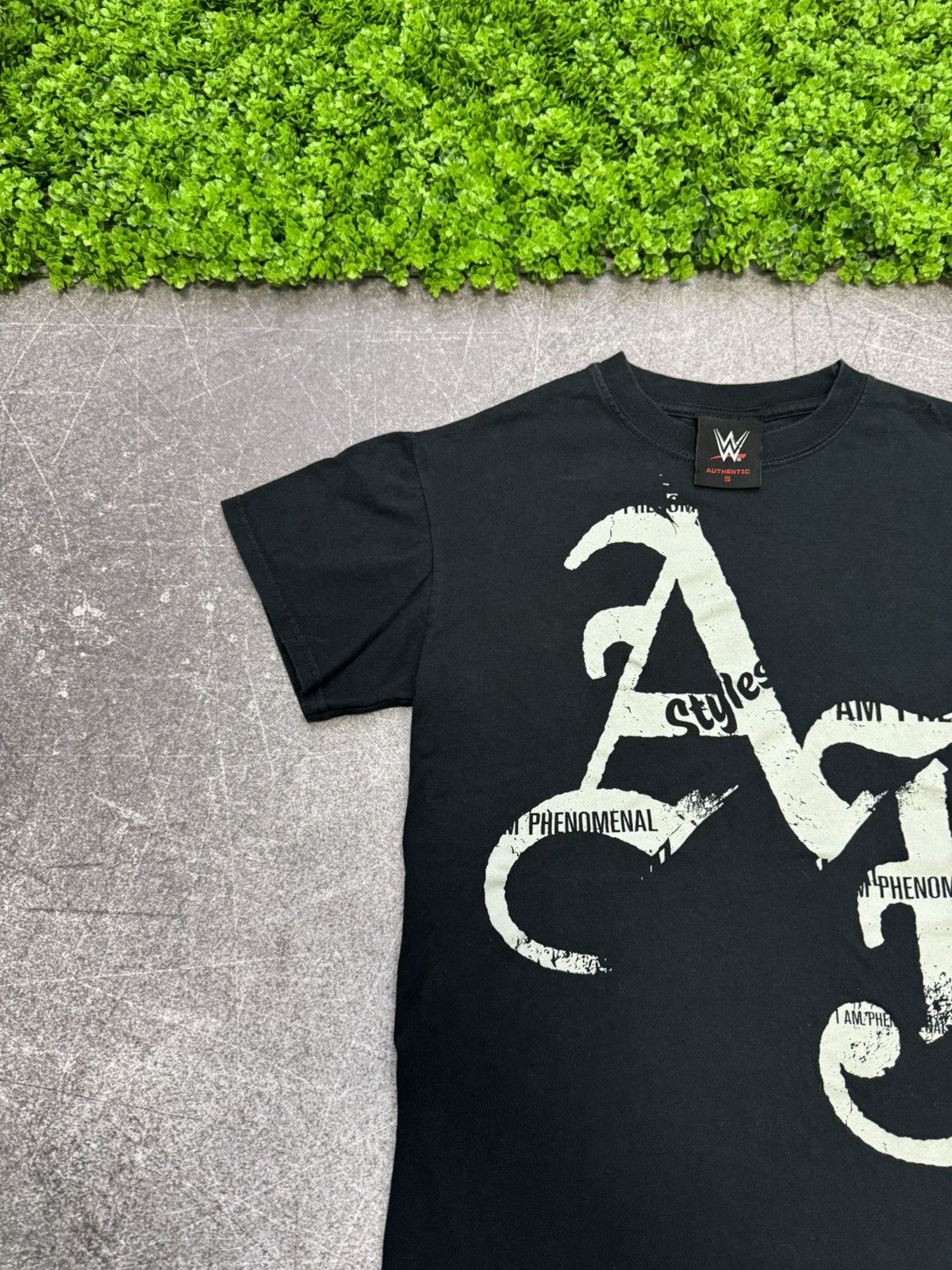 WWE Men's Vintage T-Shirt WWE AJ Style Phenomenal Rare Size US S / EU 44-46 / 1 - 8 Thumbnail