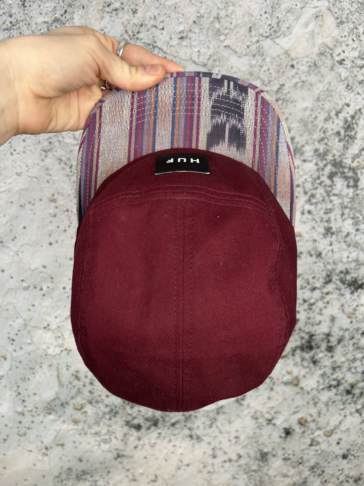Huf Huf 5 Panel Hat Skateboards Streetwear Hype Skategang Size ONE SIZE - 4 Thumbnail