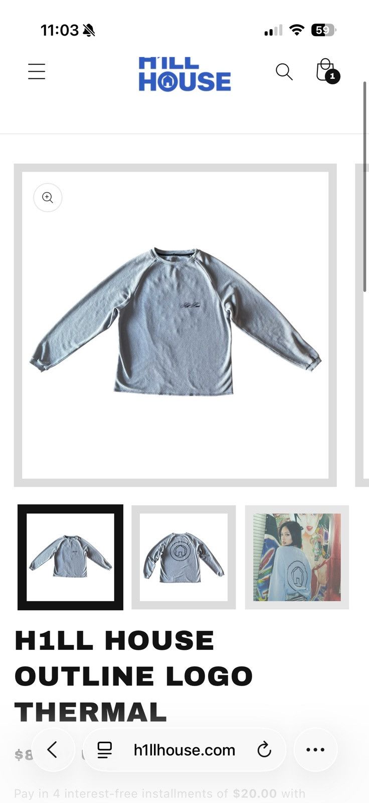Other Hill House Long Sleeve Crew Size US M / EU 48-50 / 2 - 1 Thumbnail