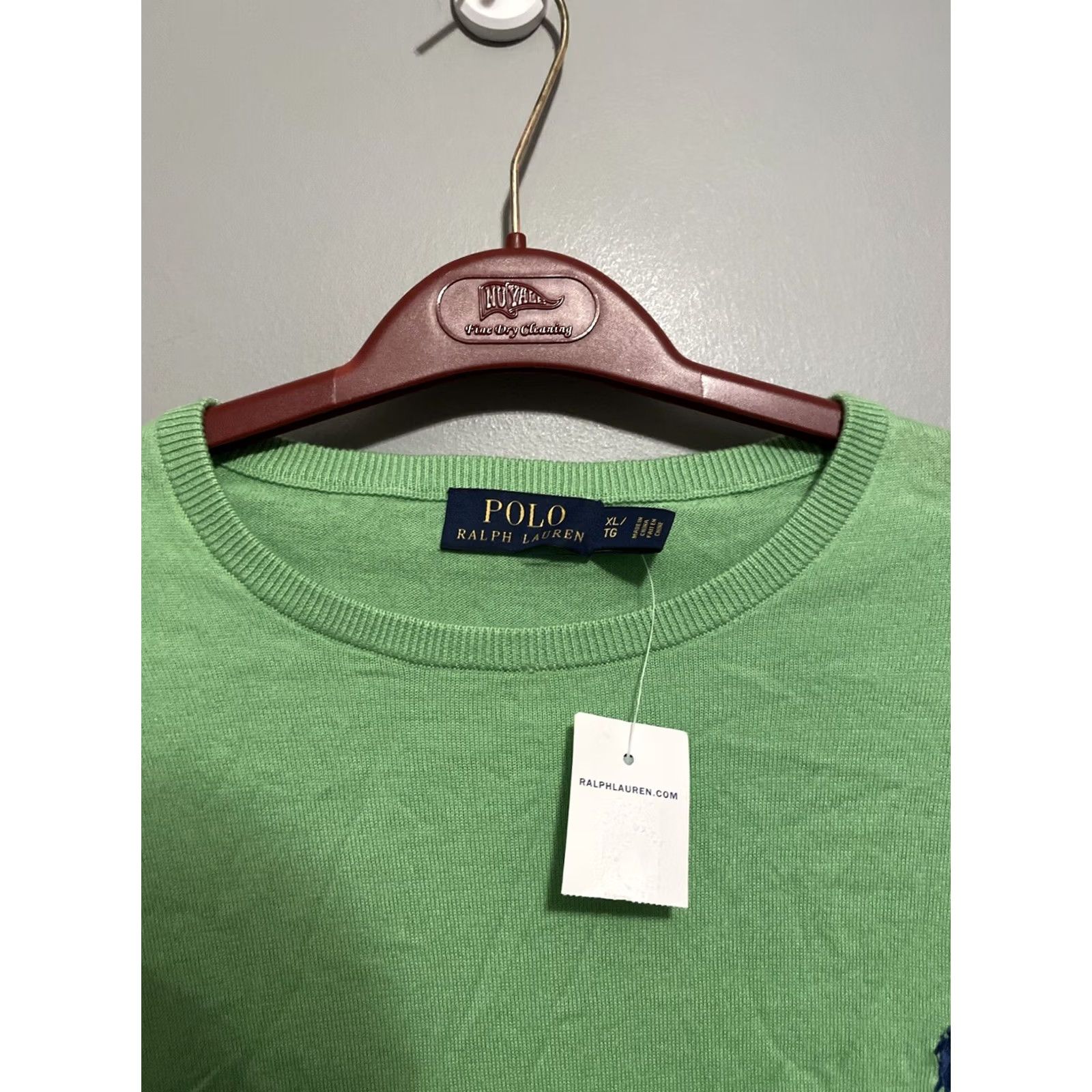 Polo Ralph Lauren Polo Ralph Lauren Sweatshirt Long Sleeve Green XL Crew Neck Cotton NWT Pullover Mens Athletic All Seasons Classic Fit Polo Ralph Lauren Shirt Size US XL / EU 56 / 4 - 3 Thumbnail