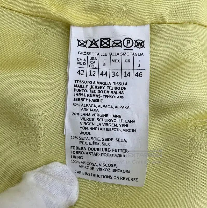 Max Mara MaxMara Yellow Women's Coat in Size S . Size S / US 4 / IT 40 - 7 Thumbnail