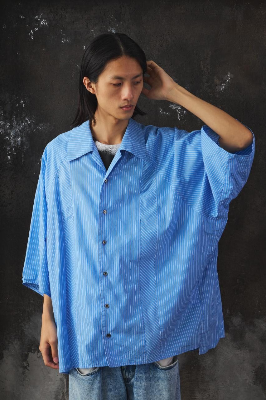 my beautiful landlet My Beautiful Landlet POPLIN STRIPED SLEEVE SHIRT blue Size US L / EU 52-54 / 3 - 2 Thumbnail