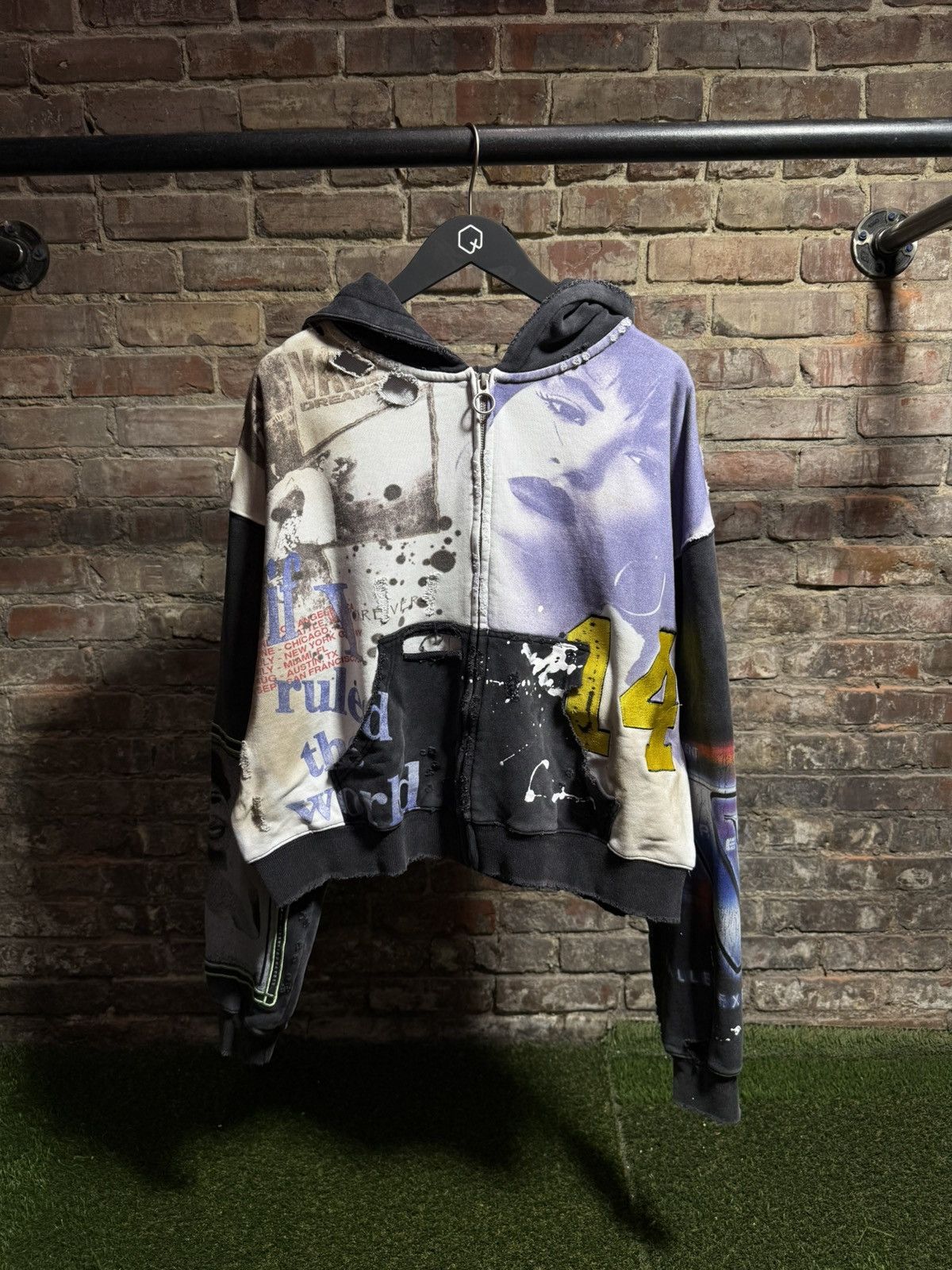 Vale Vale Forever Noise Dark Graphic Zip-Up Sz. XL Size US XL / EU 56 / 4 - 1 Thumbnail