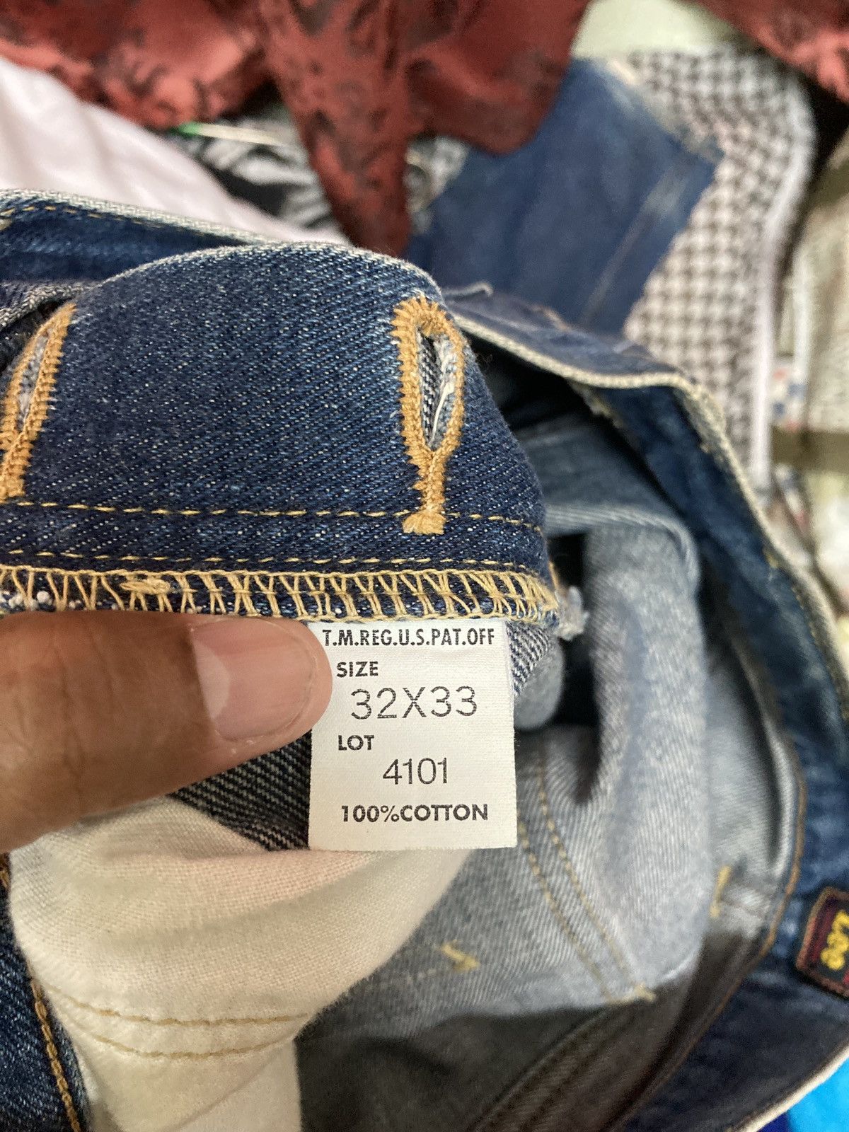 Japanese Brand Lee one side selvedge sanforized jean Size US 32 / EU 48 - 15 Thumbnail
