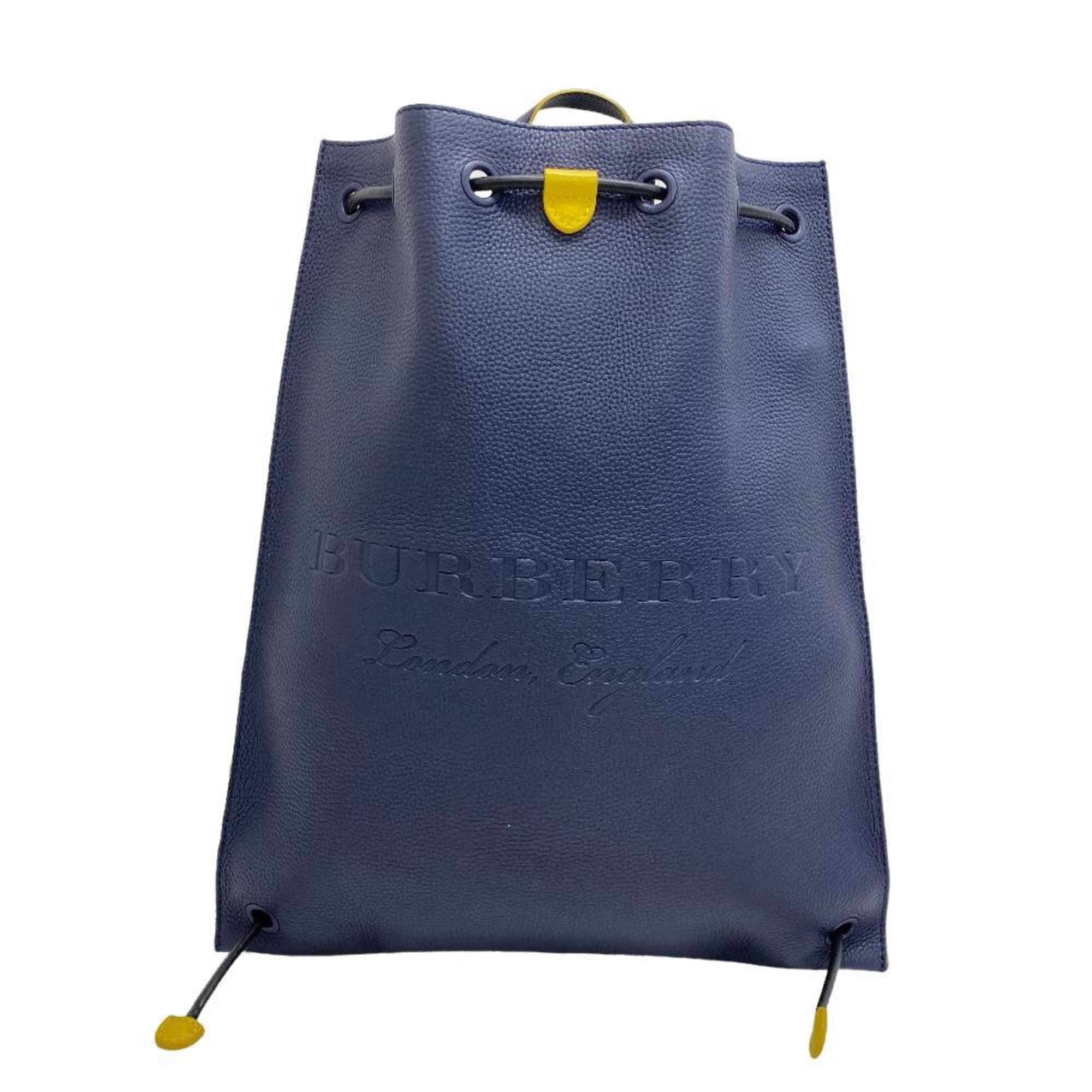 image of Burberry Embossed Backpack/daypack Navy Men's Z0005207 in Blue