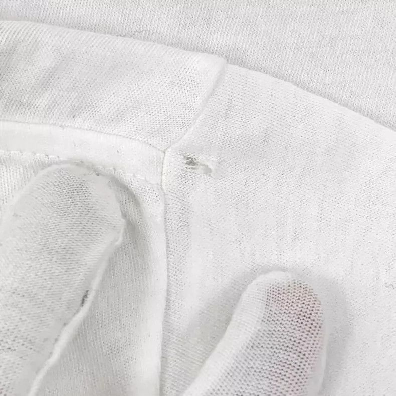 Saint Laurent Paris Saint Laurent Paris White letter printed cotton round neck Size XS / US 0-2 / IT 36-38 - 9 Thumbnail