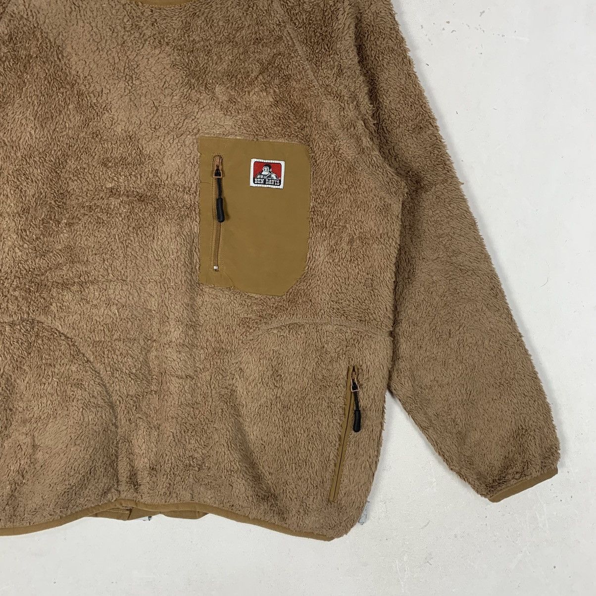 Vintage Ben Davis Clothing Streetwear Outdoor Fleece Jacket