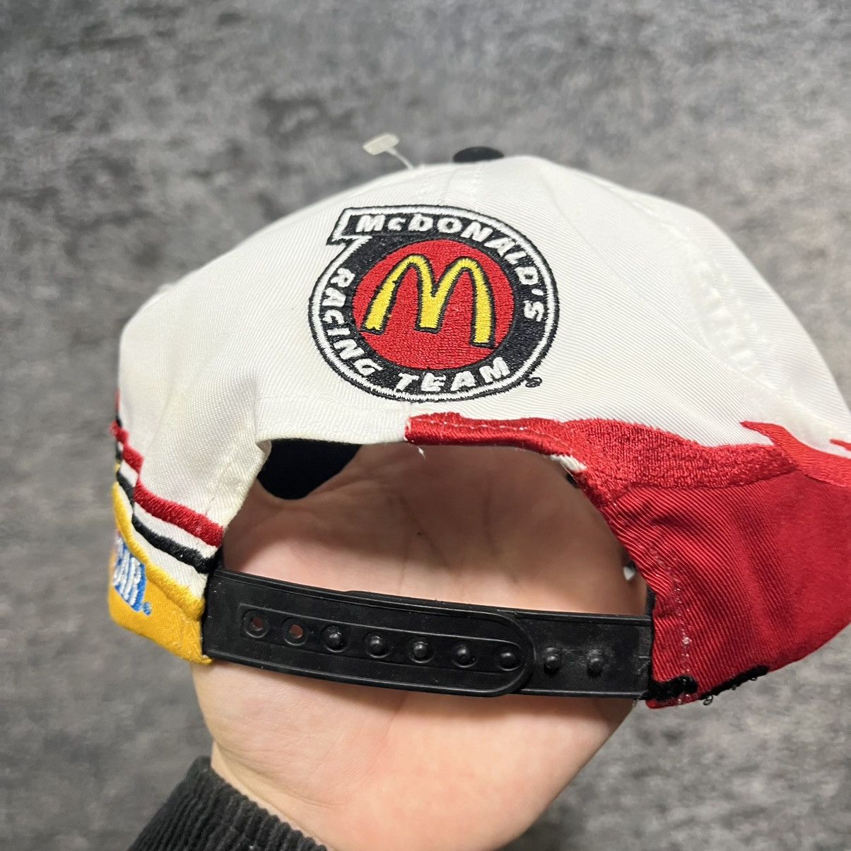 NASCAR VINTAGE 90s BILL ELLIOT SPLASH NASCAR RACING SNAPBACK HAT Size ONE SIZE - 4 Thumbnail