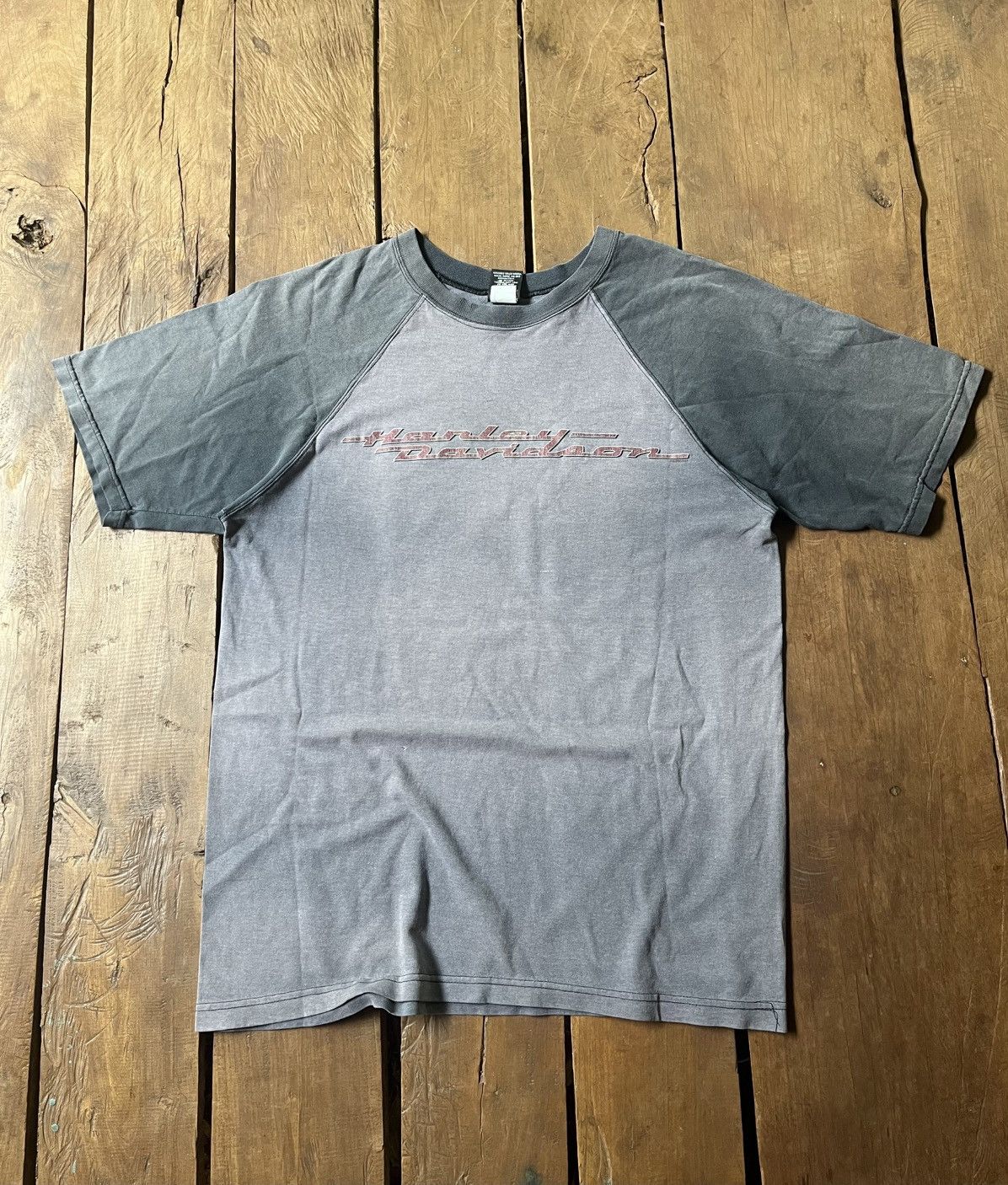 Vintage Faded H-D 90s’ tee grunge Size US L / EU 52-54 / 3 - 1 Thumbnail