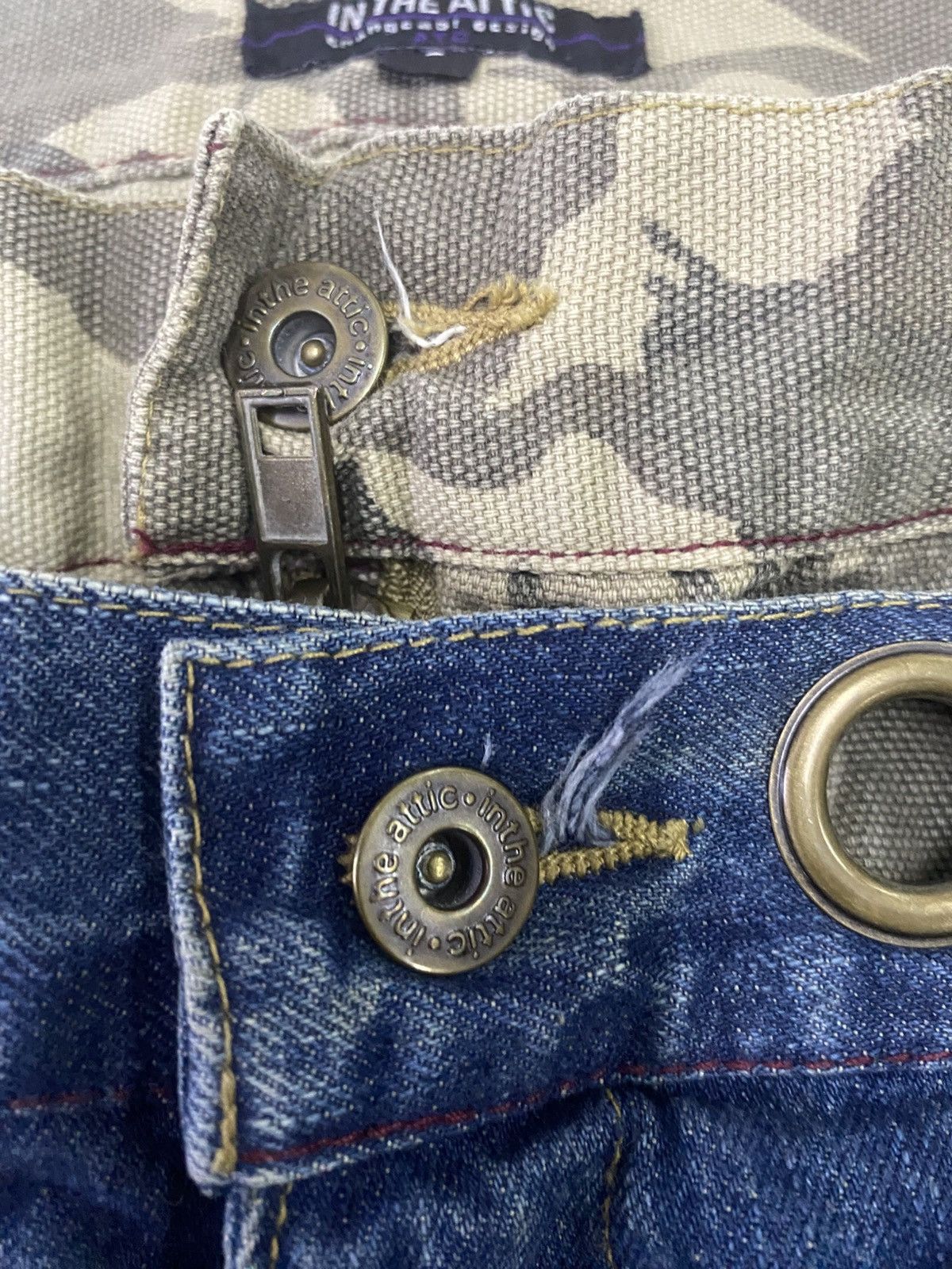 In The Attic Size 32x30 In The Attic Distressed Denim Jeans Size US 32 / EU 48 - 7 Thumbnail