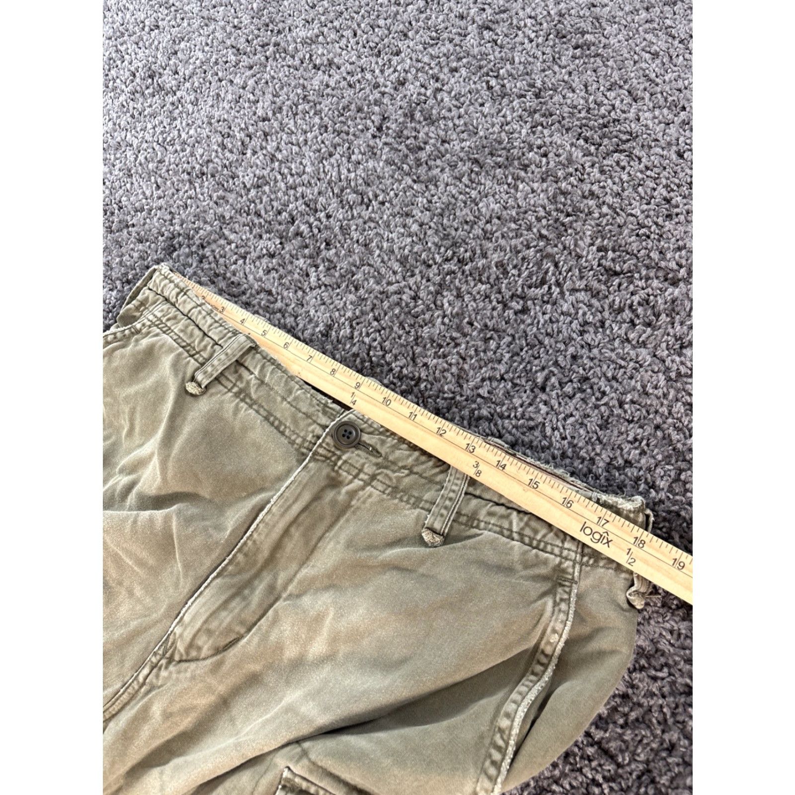 Abercrombie & Fitch VINTAGE Abercrombie & Fitch Paratrooper Pants Mens 36x29 Cargo Military Baggy Pants Green 90s Army Workwear Mens Size US 36 / EU 52 - 4 Thumbnail