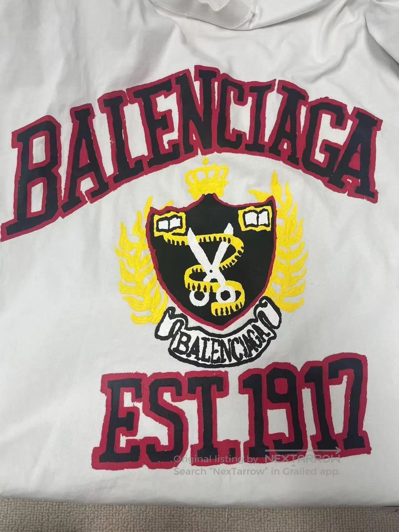 Balenciaga Balenciaga Logo Print Crewneck Short-Sleeve T-Shirt. Size US M / EU 48-50 / 2 - 3 Thumbnail