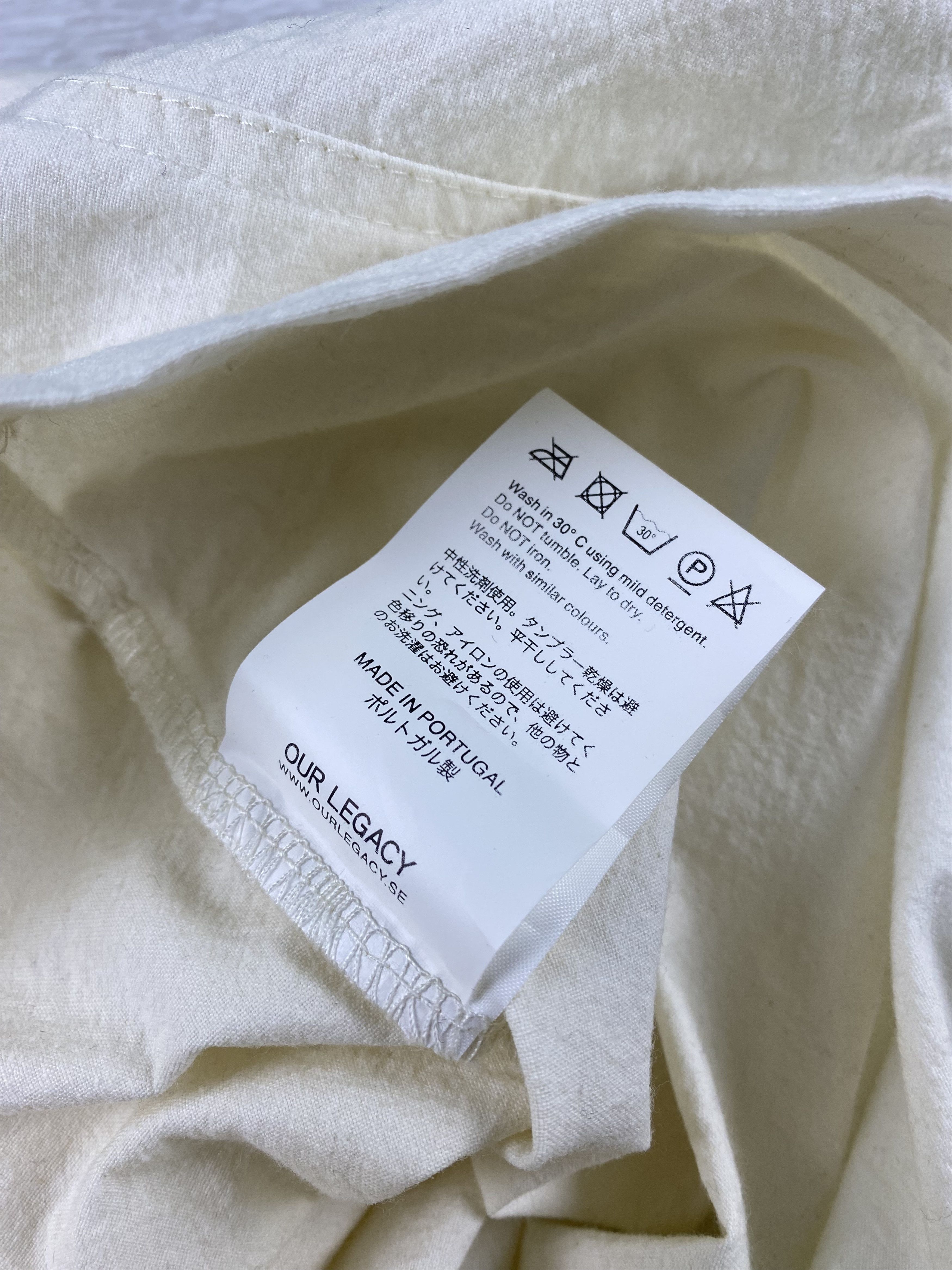 Our Legacy Rare Our Legacy ss14 white paper radiant flux sweatshirt Size US M / EU 48-50 / 2 - 10 Thumbnail