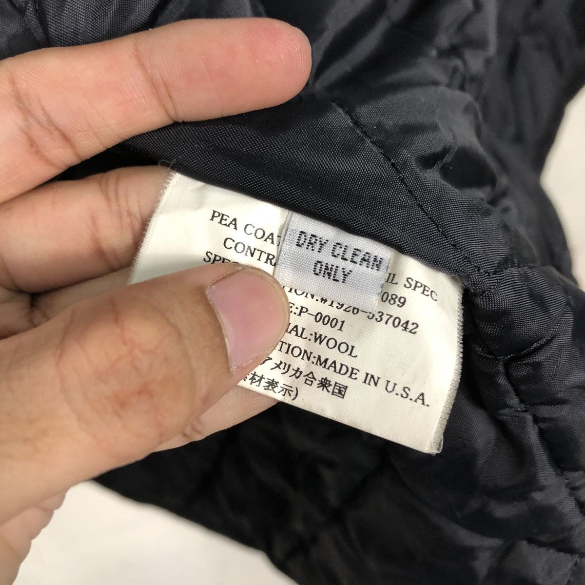 Japanese Brand 📌Vintage Wool Peacoat Usa Double Breast Issey Miyake Size US L / EU 52-54 / 3 - 20 Thumbnail
