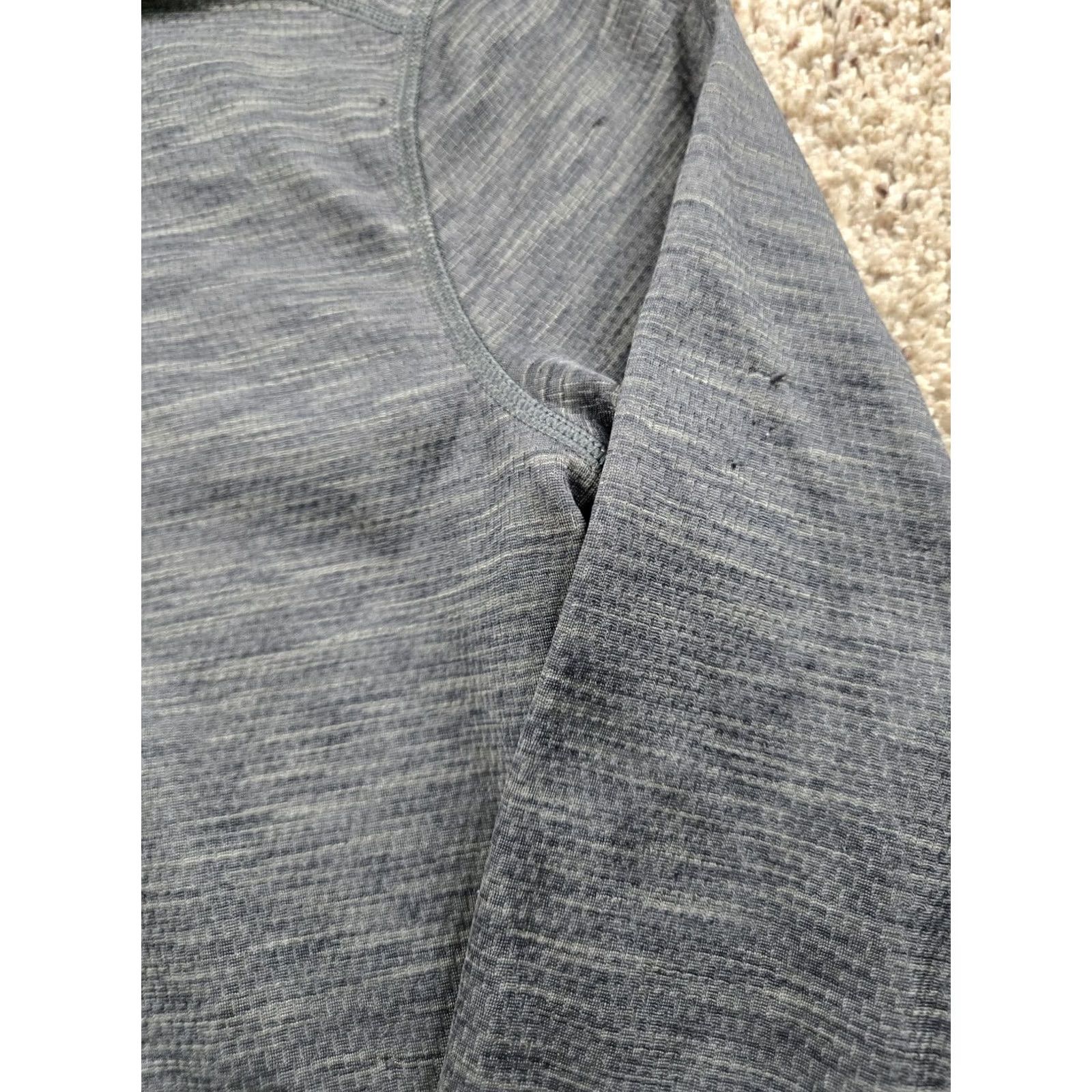 Vintage REI Shirt Mens Medium Gray 1/4 Zip Pullover Long Sleeve Athletic Hiking Stretch Size US M / EU 48-50 / 2 - 5 Thumbnail