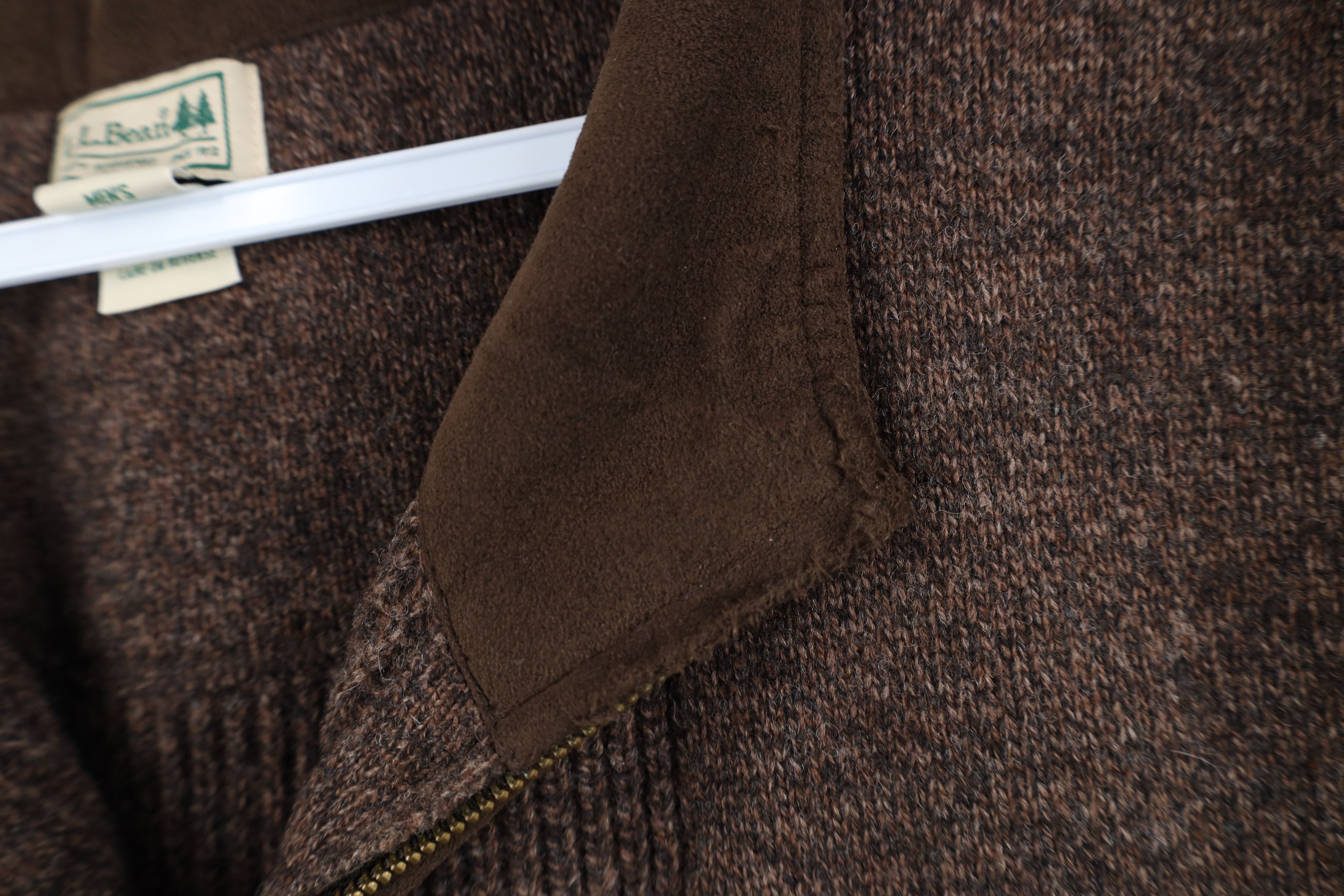 L.L. Bean Vintage LL Bean Merino Ribbed Knit Sweater Vest Jacket Brown Size US XL / EU 56 / 4 - 5 Thumbnail