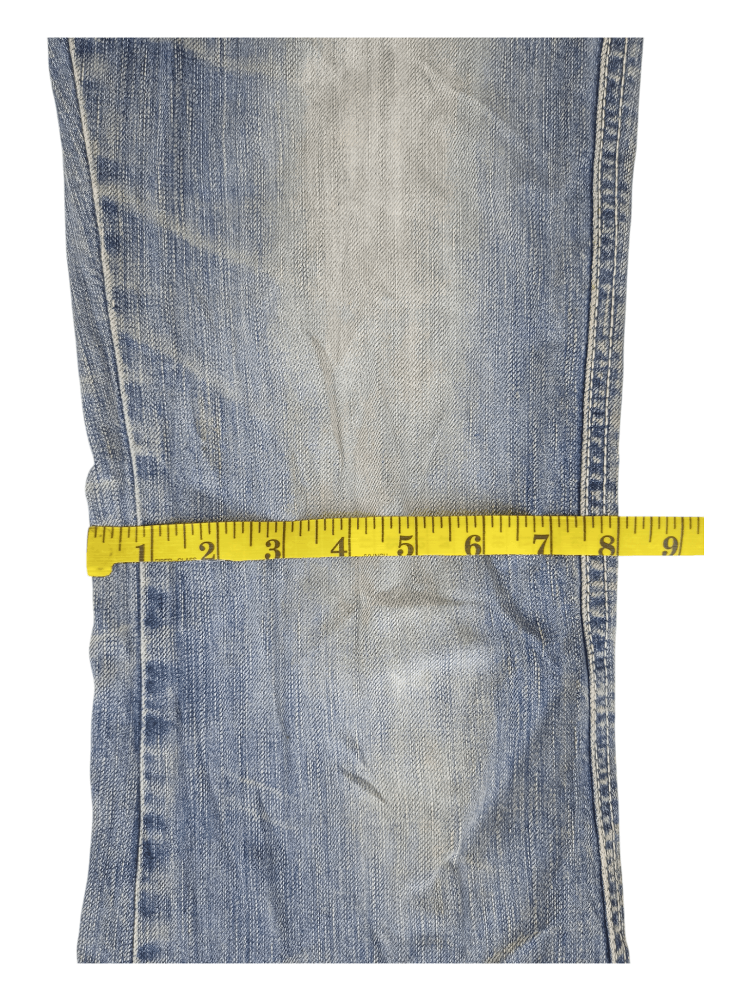 Edwin Edwin 503 Blue Trip Buckle Back Flare Jeans Size US 31 - 24 Thumbnail