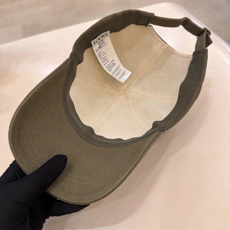 Loewe LOEWE Classic lettering logo baseball cap Size ONE SIZE - 5 Thumbnail