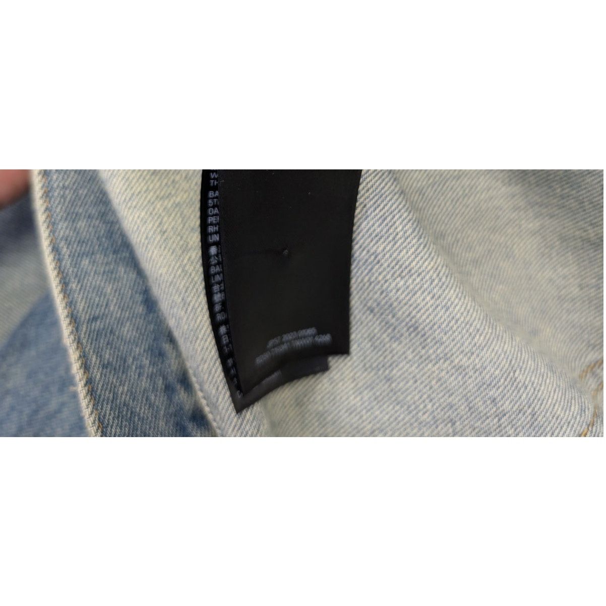 Balenciaga o1rshd1 Organic Japanese Denim Jeans in True Blue Size US 34 / EU 50 - 17 Thumbnail