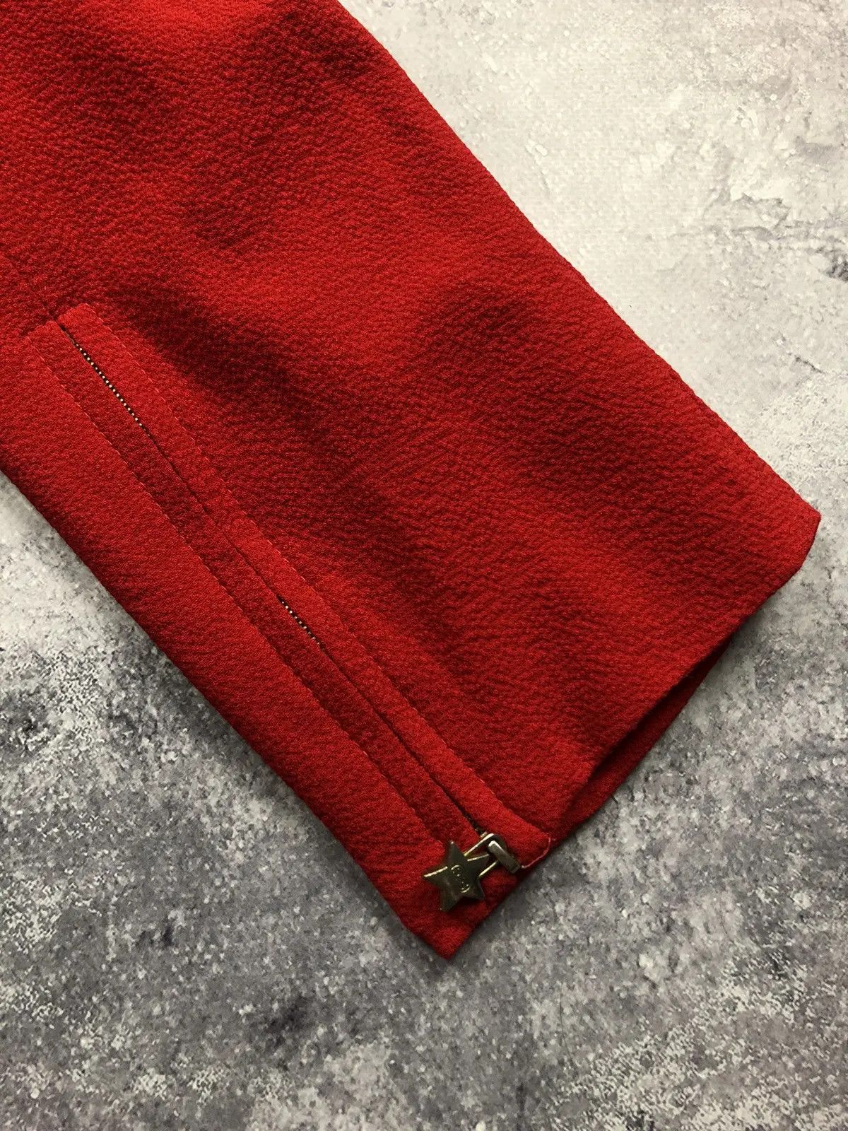 Escada ESCADA Vintage Luxury Red Blazer Jacket Streetwear Y2k Size S / US 4 / IT 40 - 10 Thumbnail