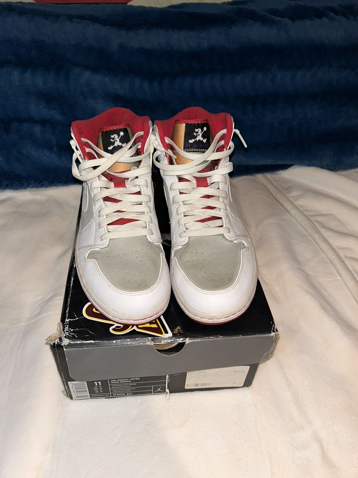 Jordan Brand Jordan Retro 1 (HARE) 2009 Size US 11 / EU 44 - 2 Thumbnail