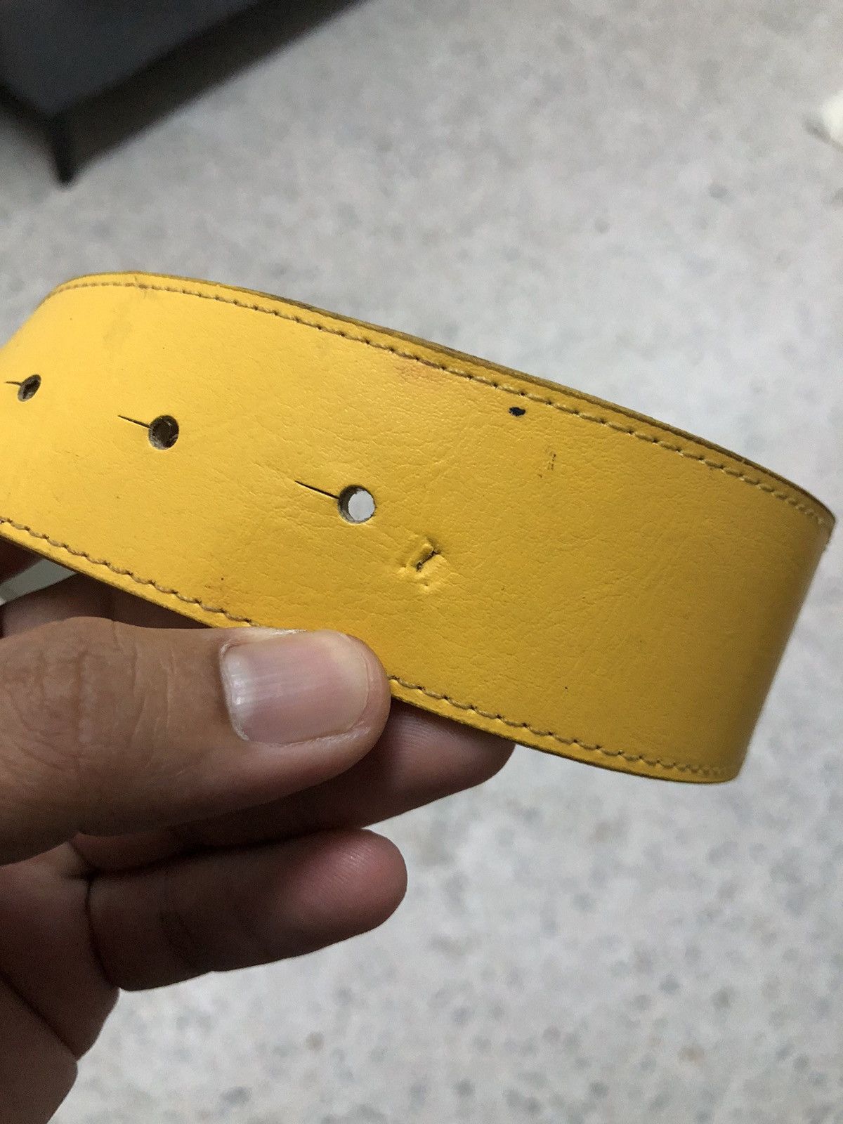 Hysteric Glamour Vintage 90s Hysteric Glamour Econic Buckle Belt Yellow Size ONE SIZE - 11 Thumbnail