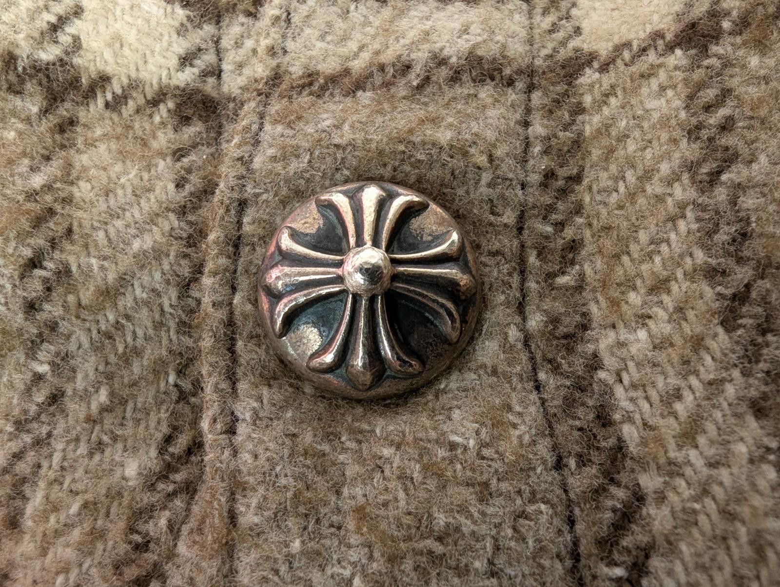 Chrome Hearts Chrome Hearts Flannel in Khaki - Large Size US L / EU 52-54 / 3 - 7 Thumbnail