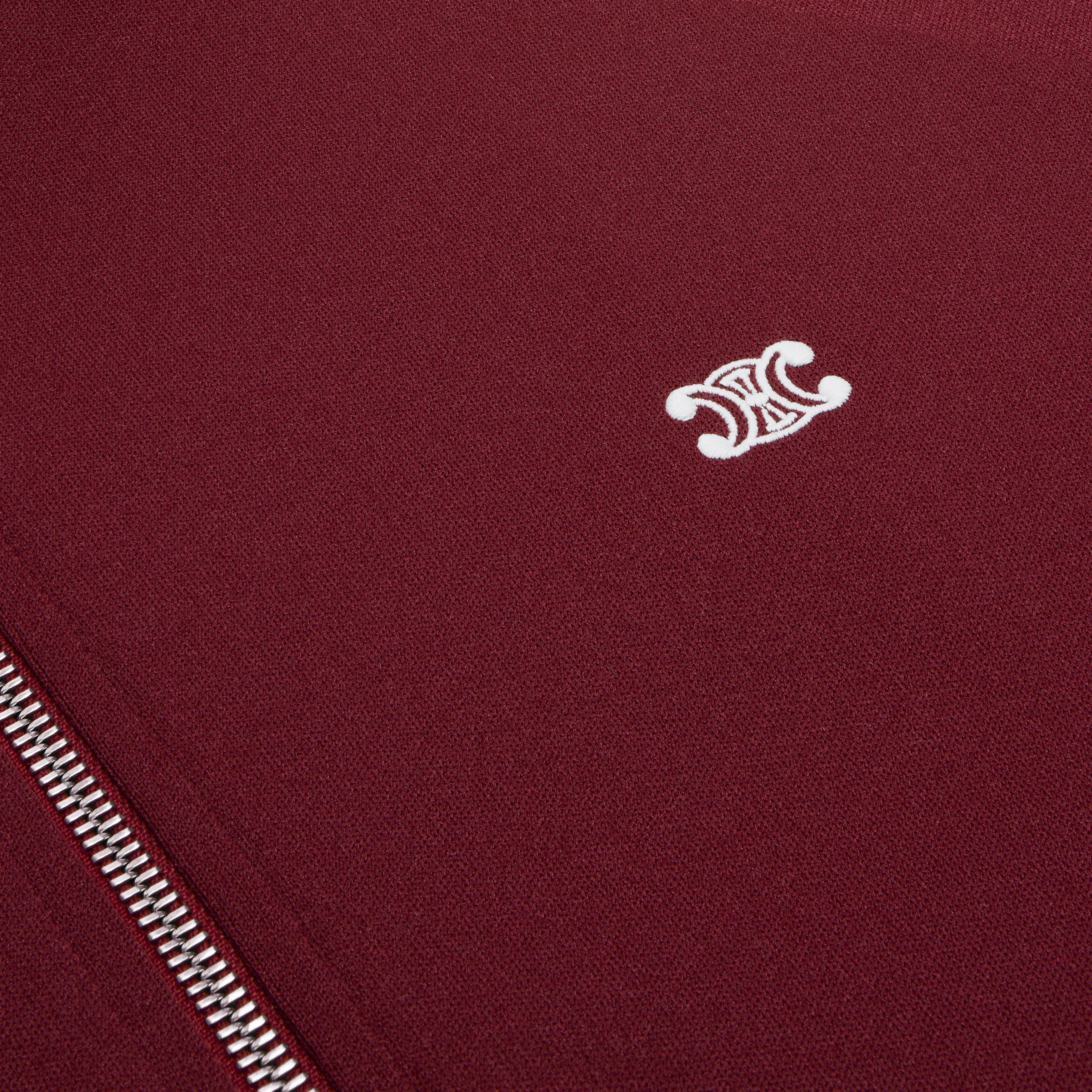 Celine o1bcso1str0925 2Y14H121O Tracksuit Jacket Vintage Burgundy Size US L / EU 52-54 / 3 - 4 Thumbnail