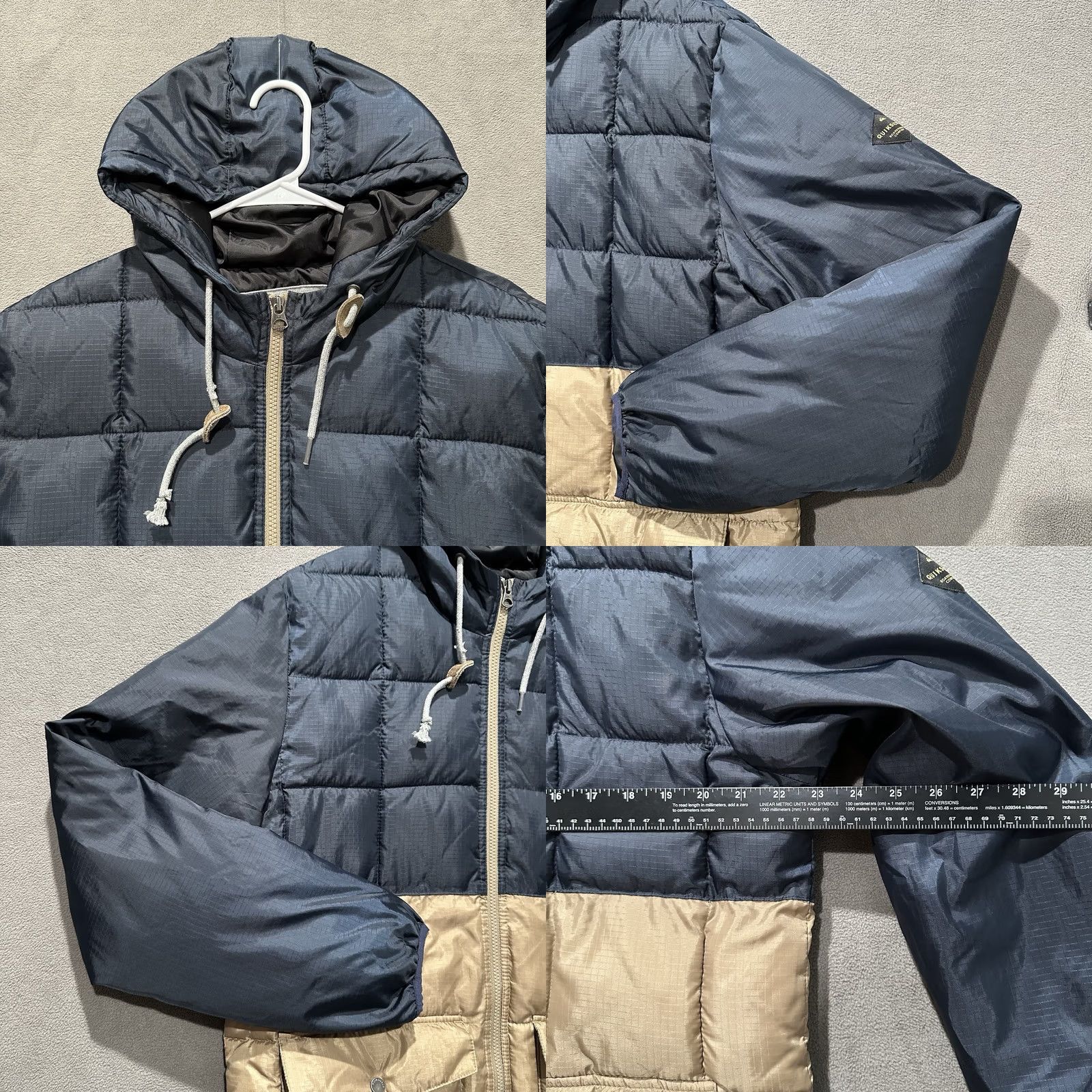 Quiksilver Quiksilver Jacket Mens Large Blue Colorblock Puffer Coat Ski Snowboarding Zip Lined Size US L / EU 52-54 / 3 - 8 Thumbnail
